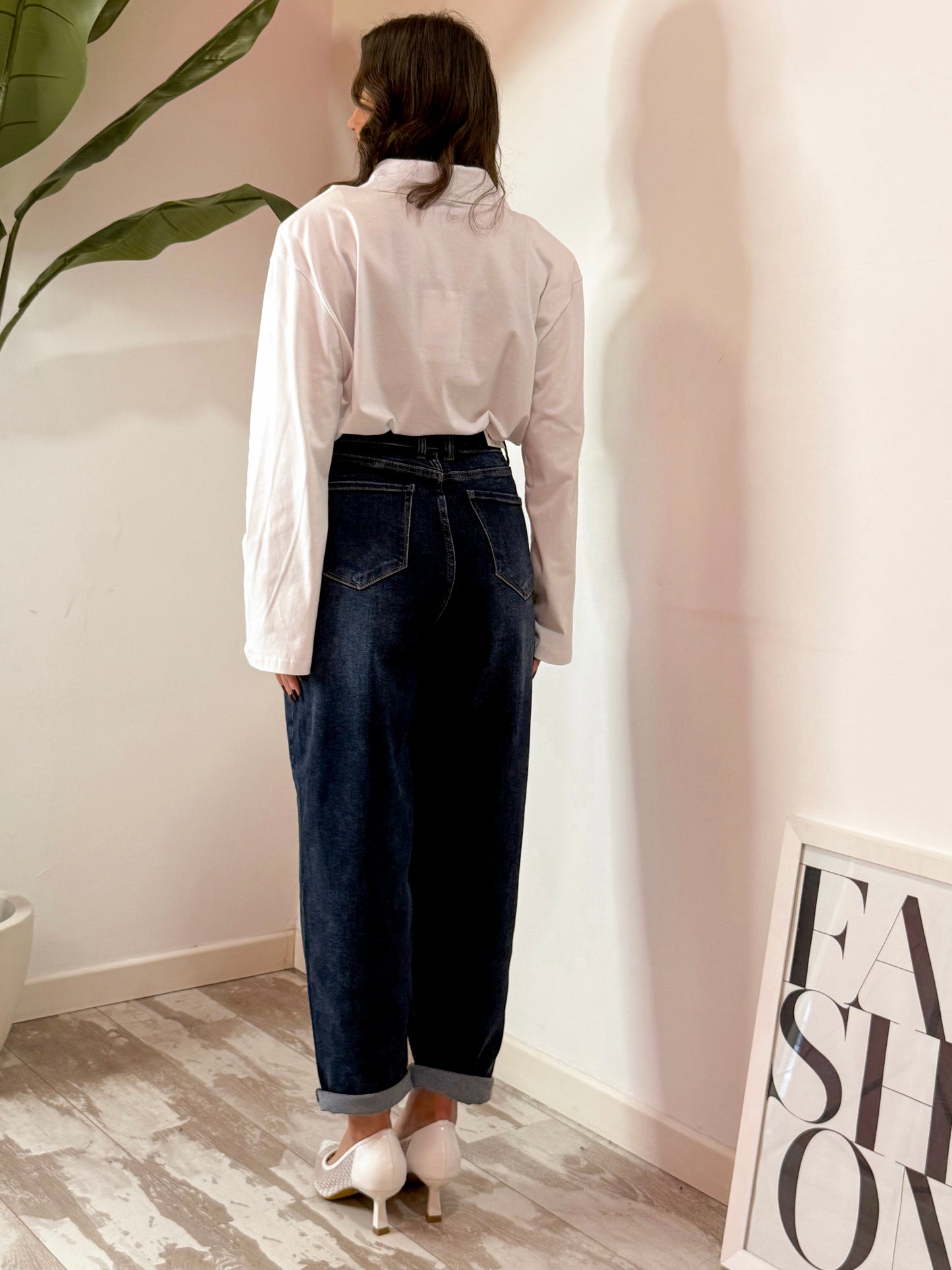 JEANS BALLOON BLU SFUMATO 65-1