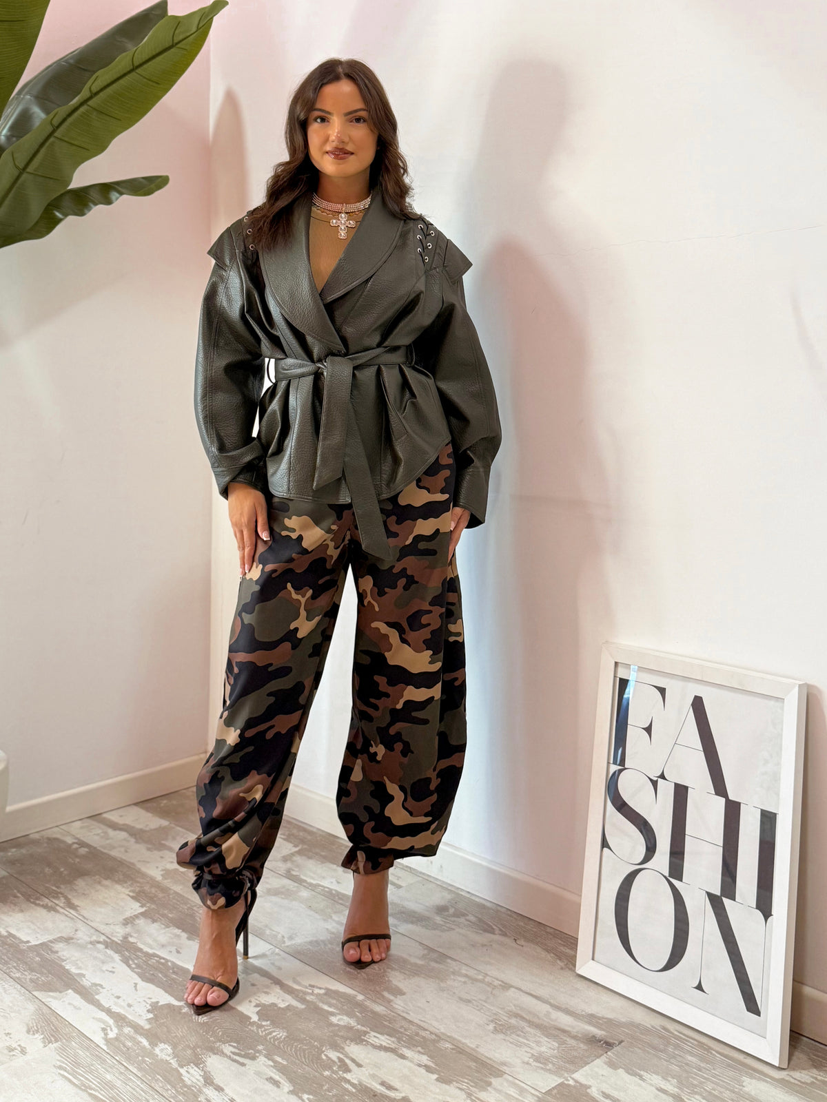 PANTALONE BALLOON MILITARE