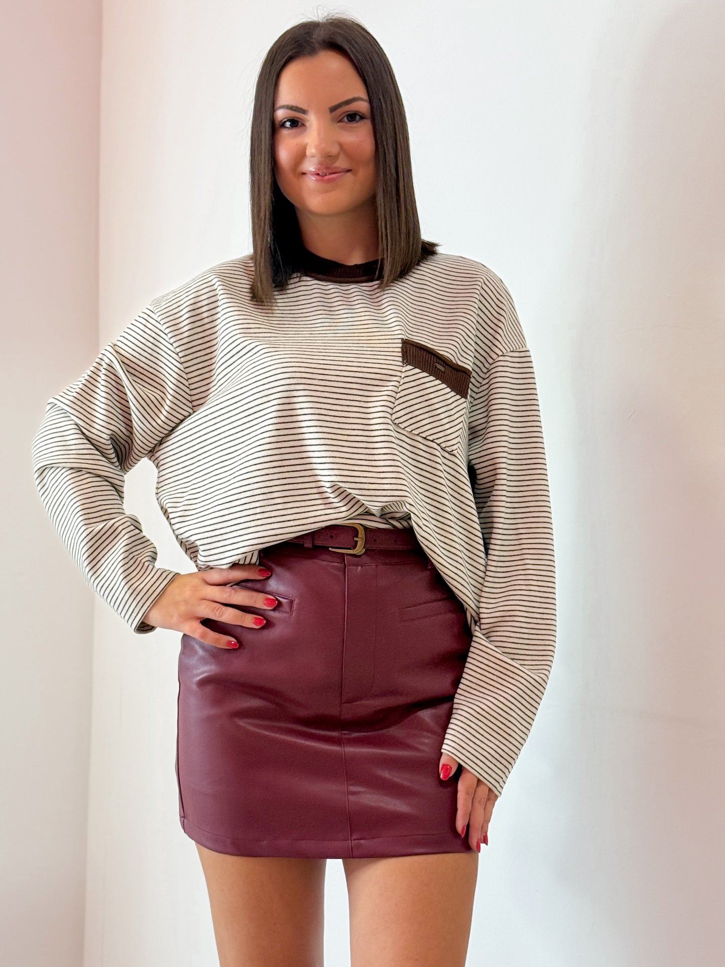 PULLOVER RIGATO 2 COLORI