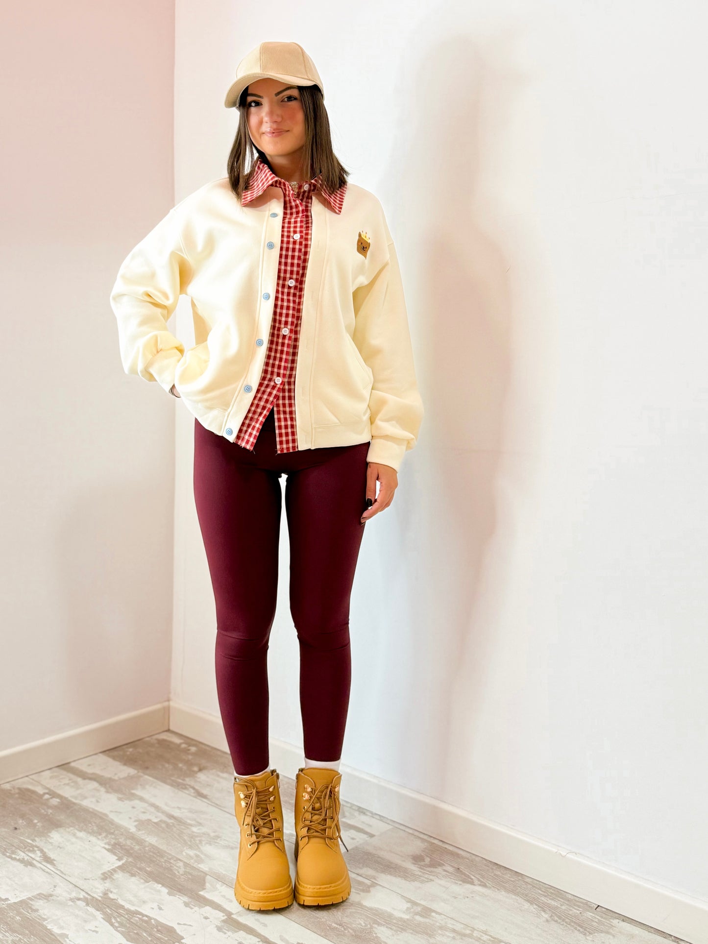 LEGGINS BORDEAUX