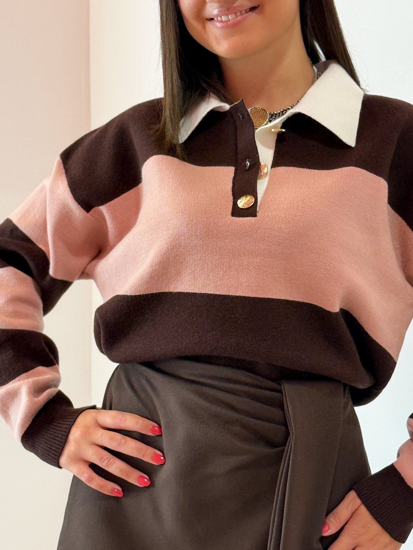 PULL BICOLORE