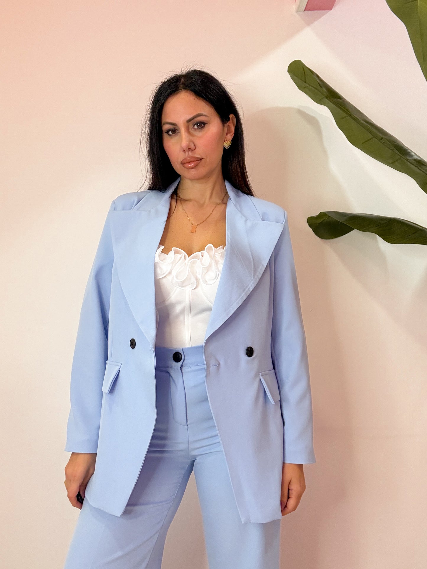 TAILLEUR FASCIA CELESTE
