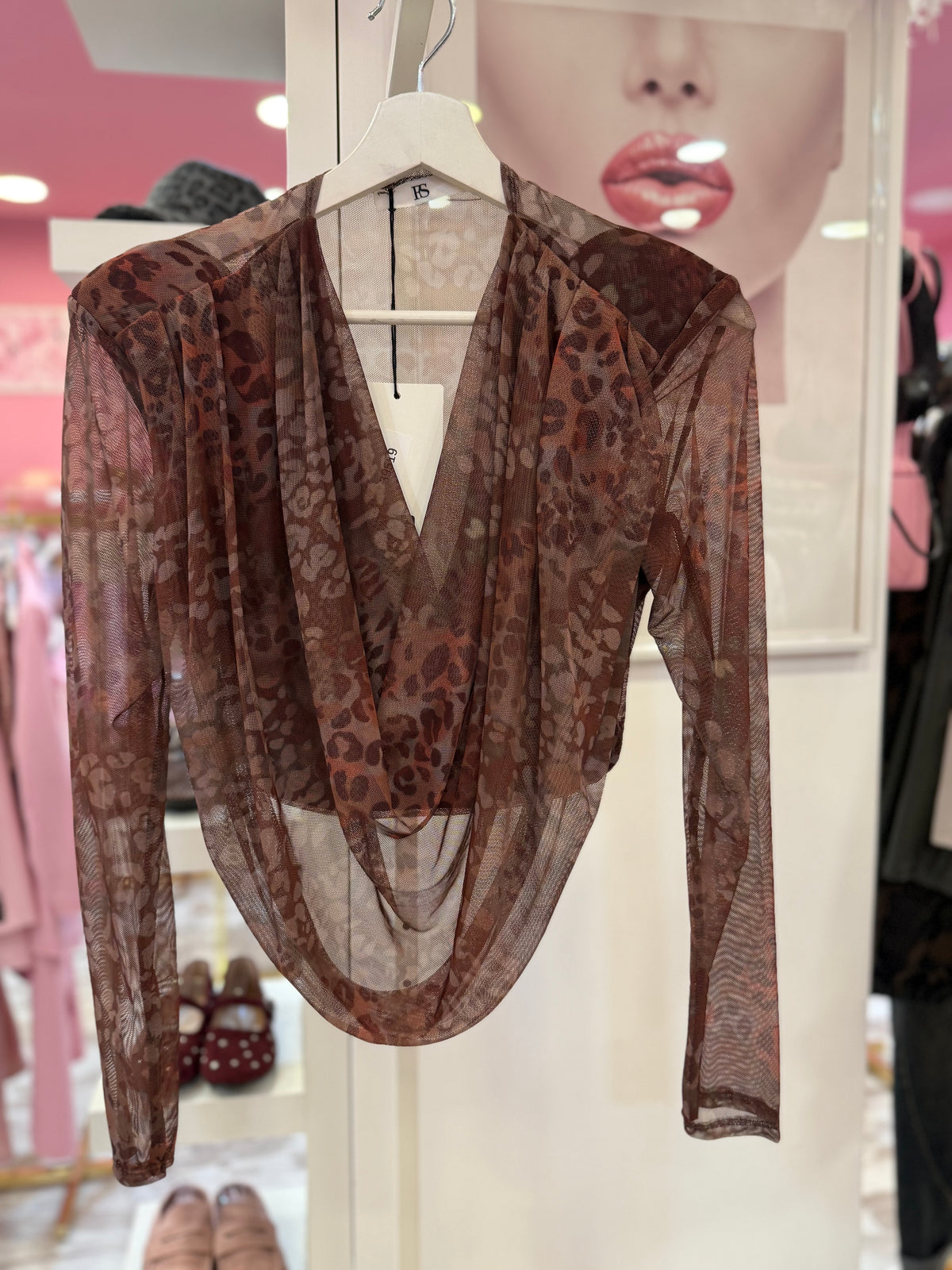 MAGLIA CROP VELATA 2 COLORI