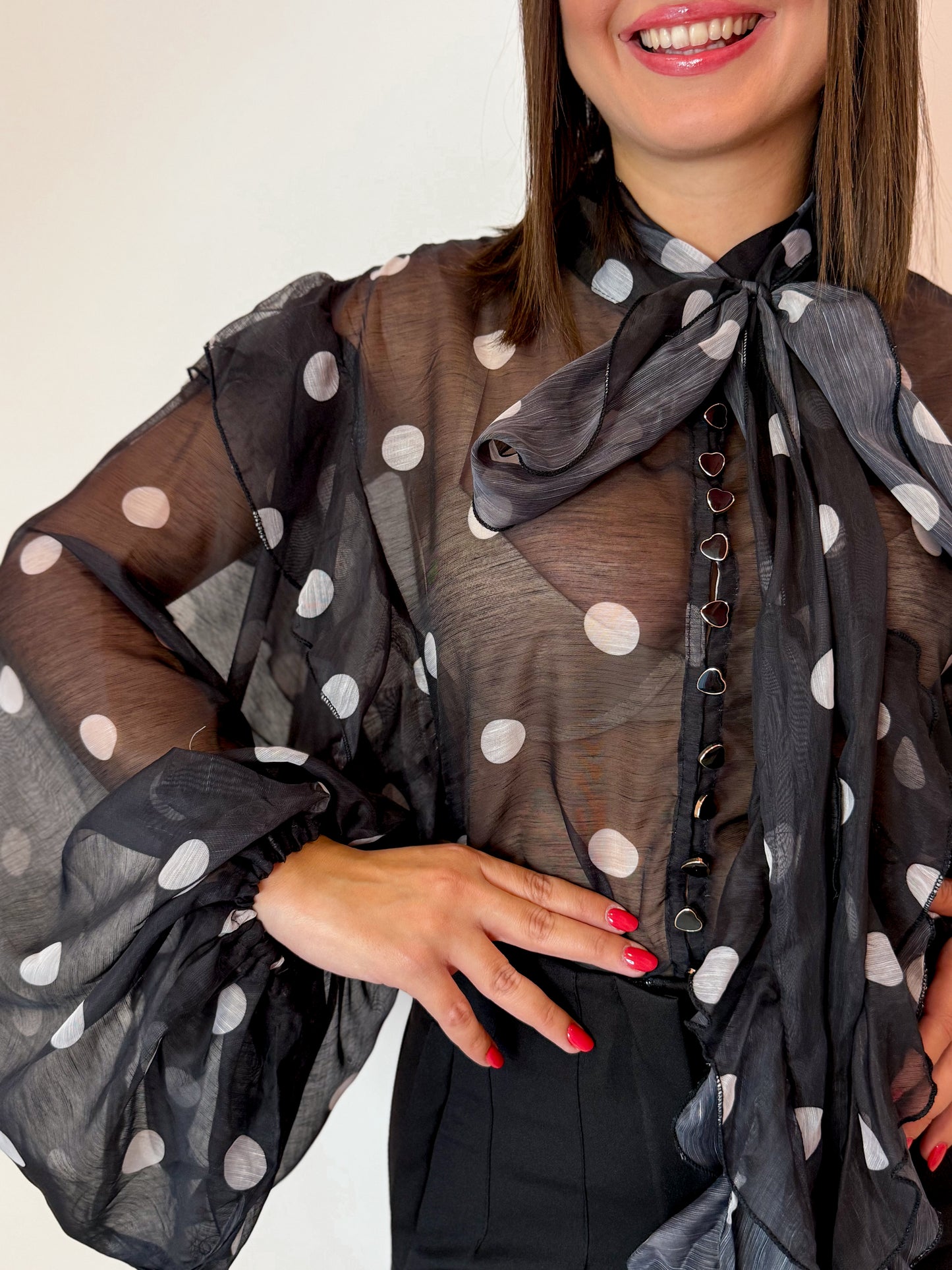 CAMICIA POIS NERA