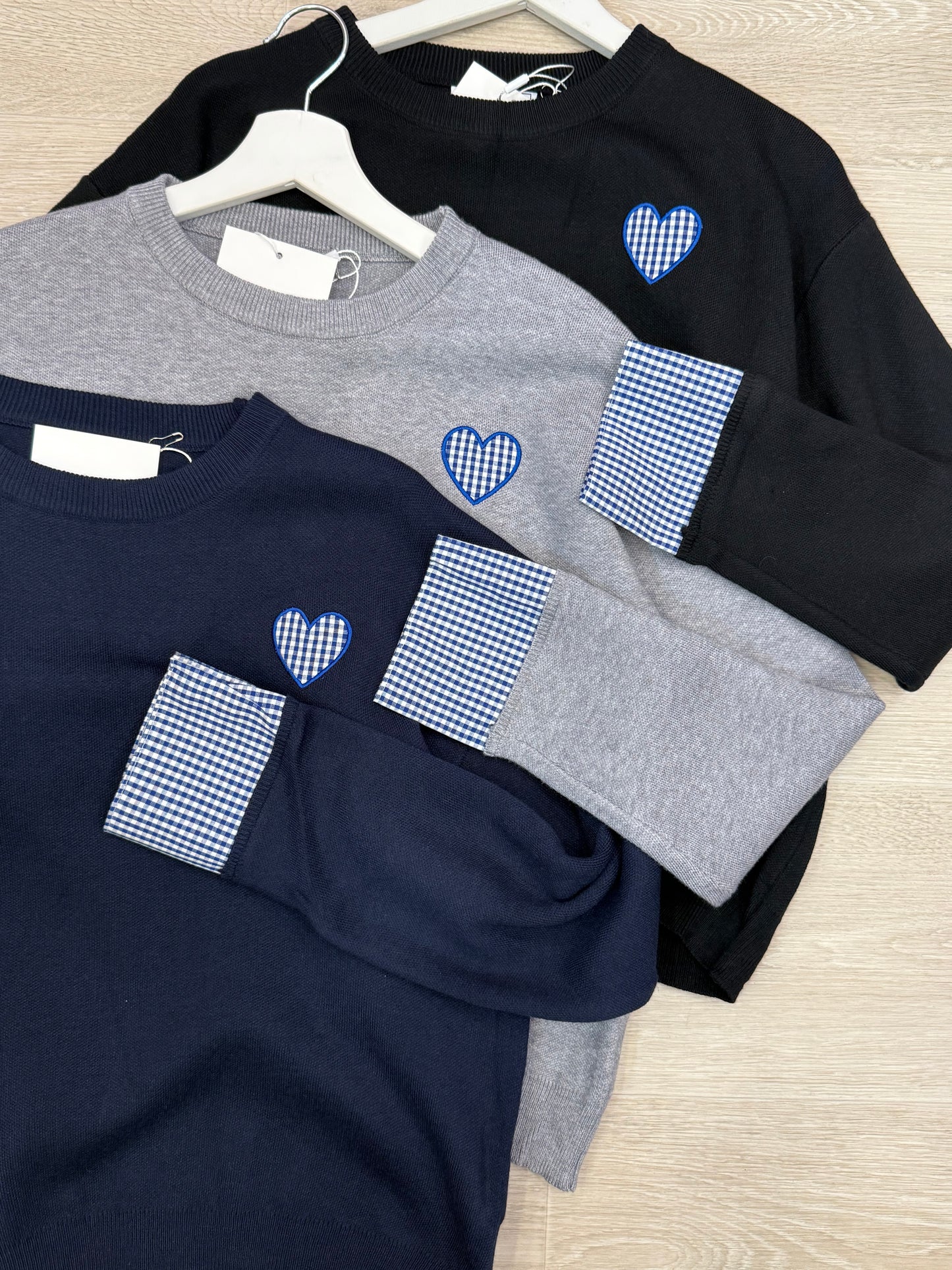 MAGLIA CUORE BLU