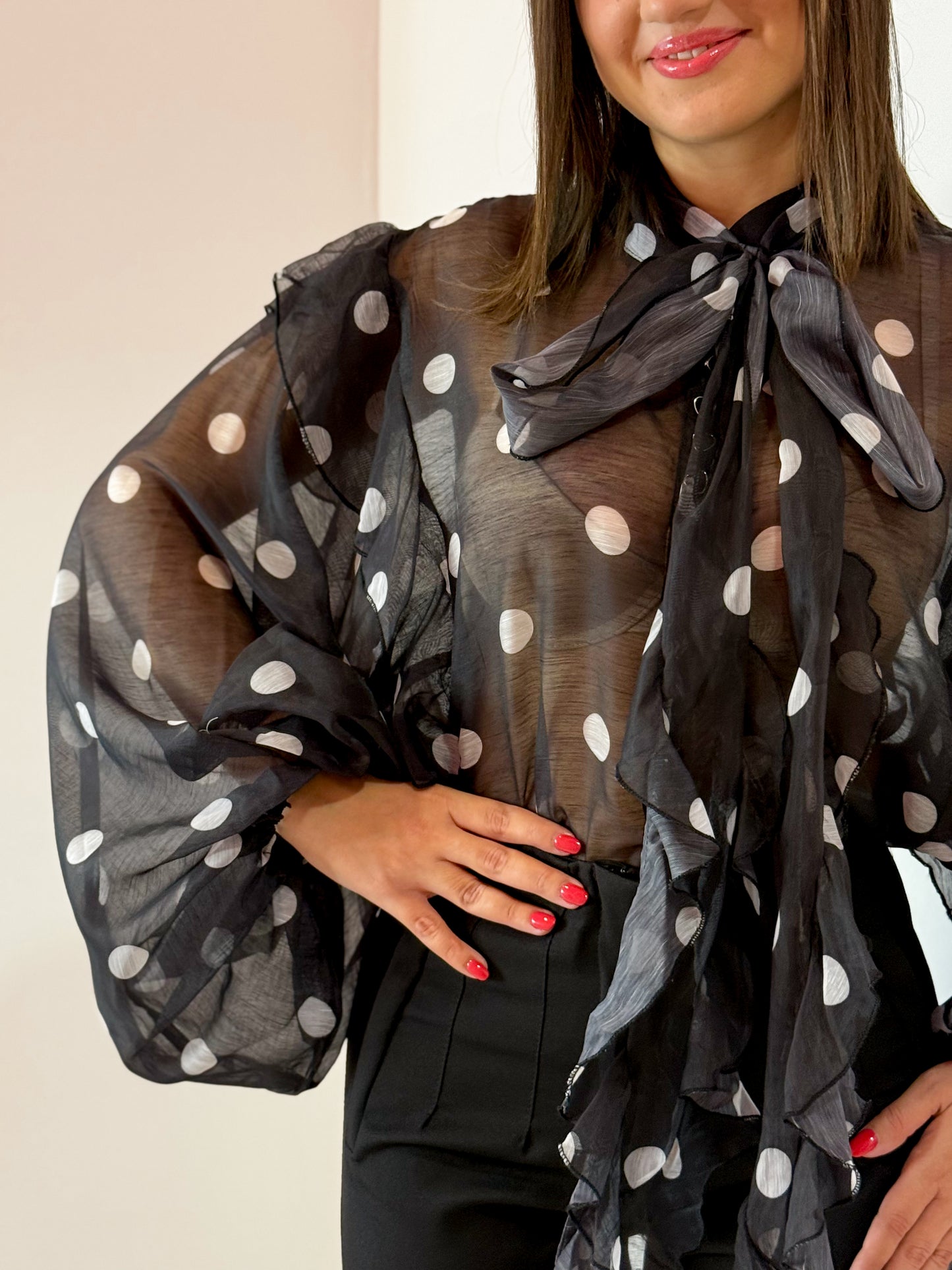 CAMICIA POIS NERA