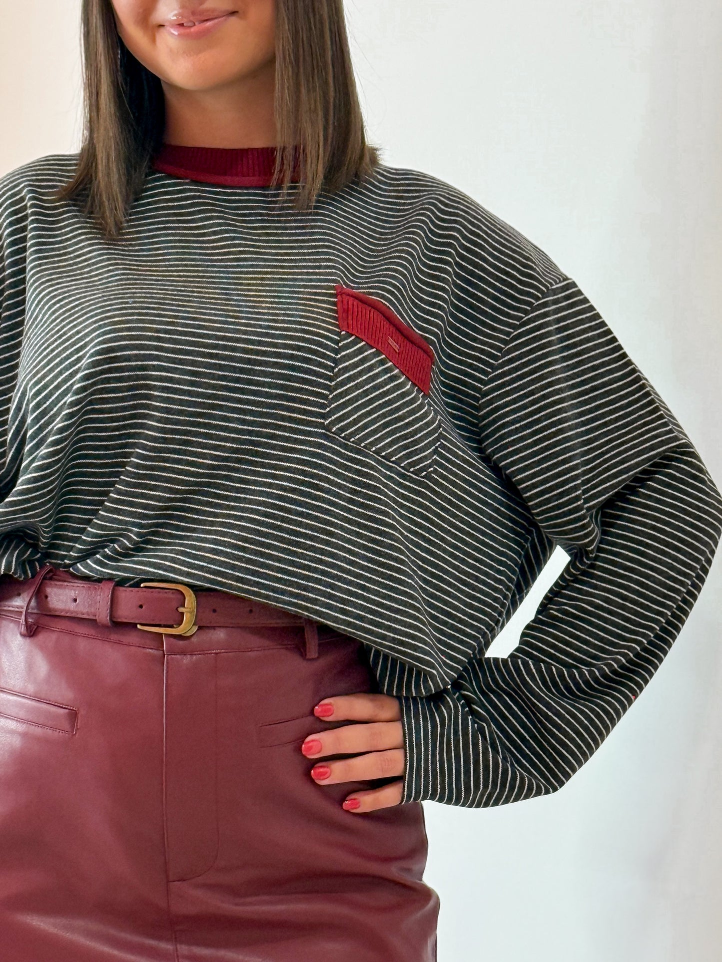 PULLOVER RIGATO 2 COLORI