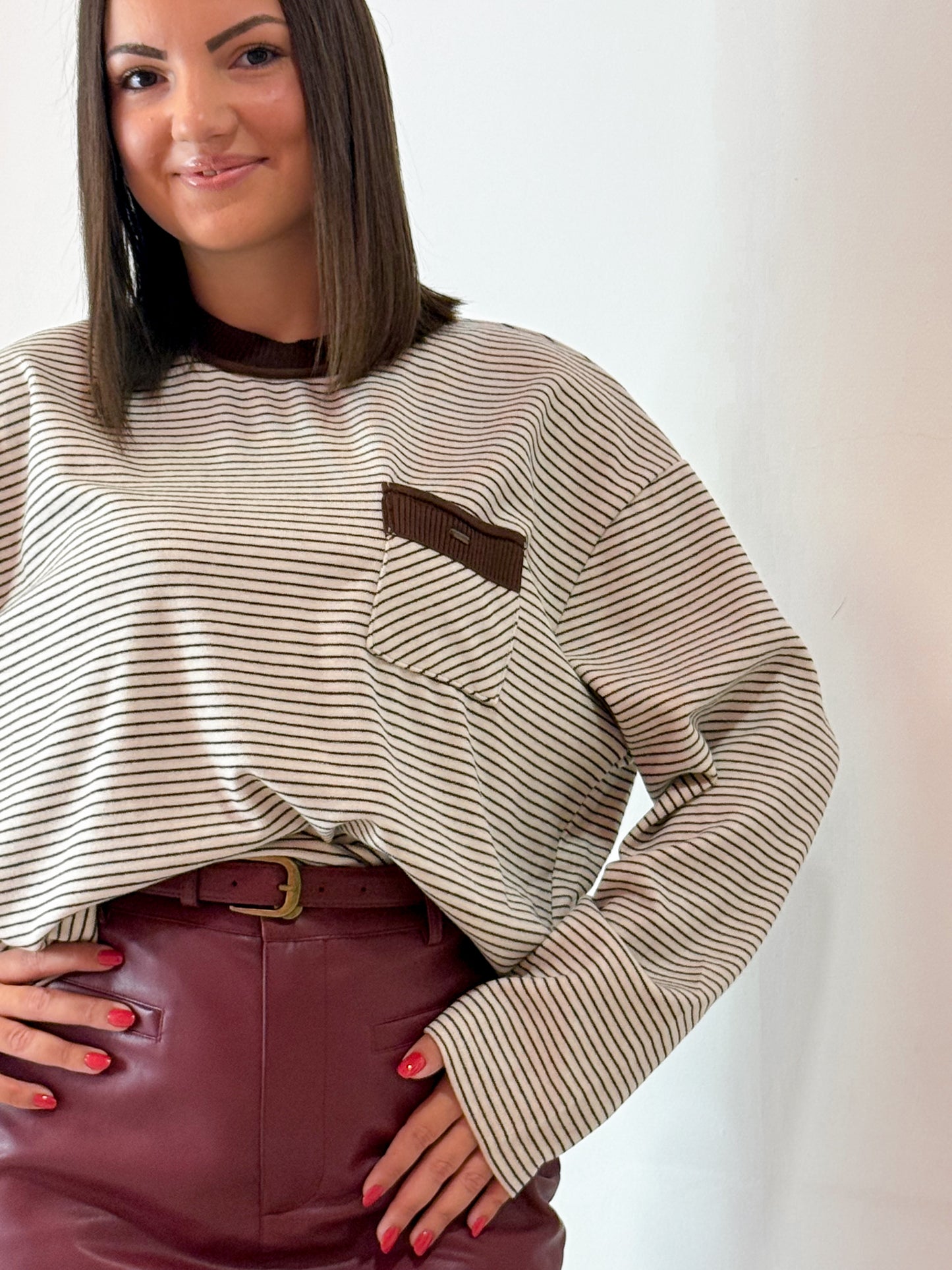 PULLOVER RIGATO 2 COLORI