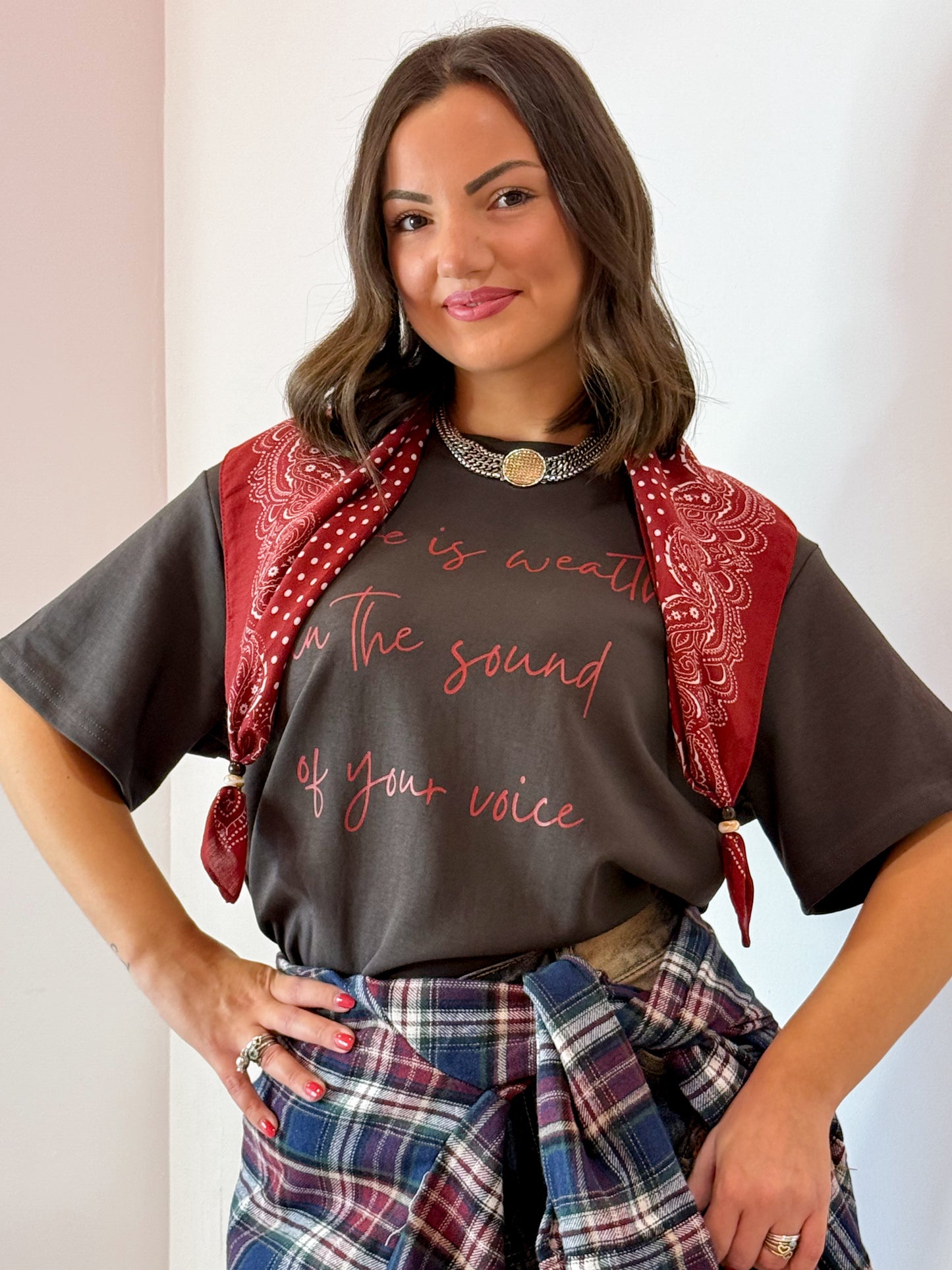 T SHIRT BAND ROSSA