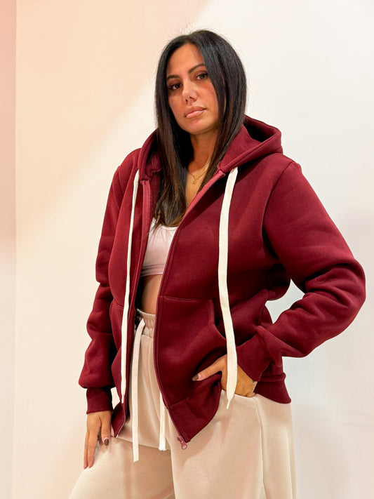 FELPA BASIC CON ZIP