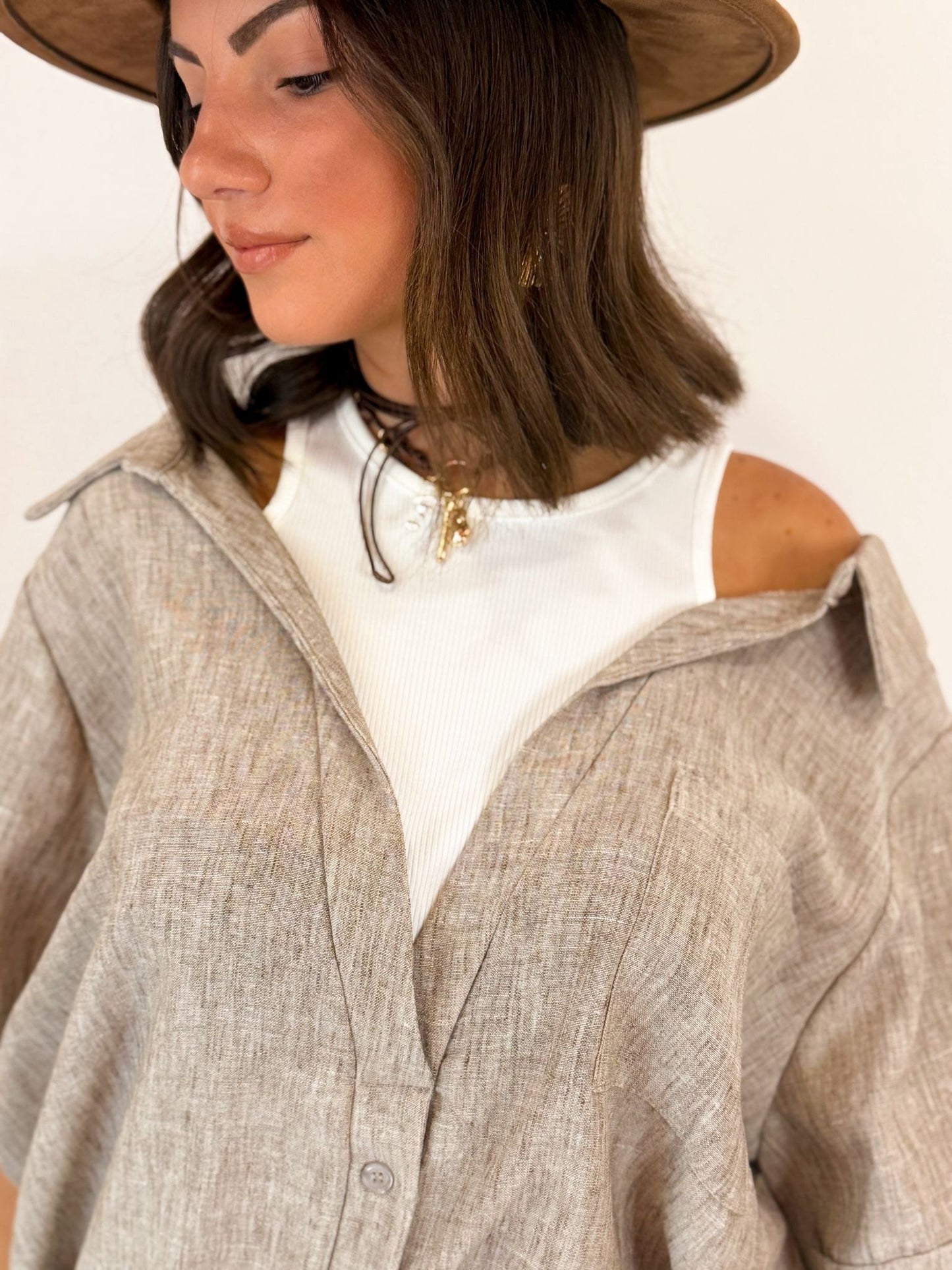 Camicia con canotta