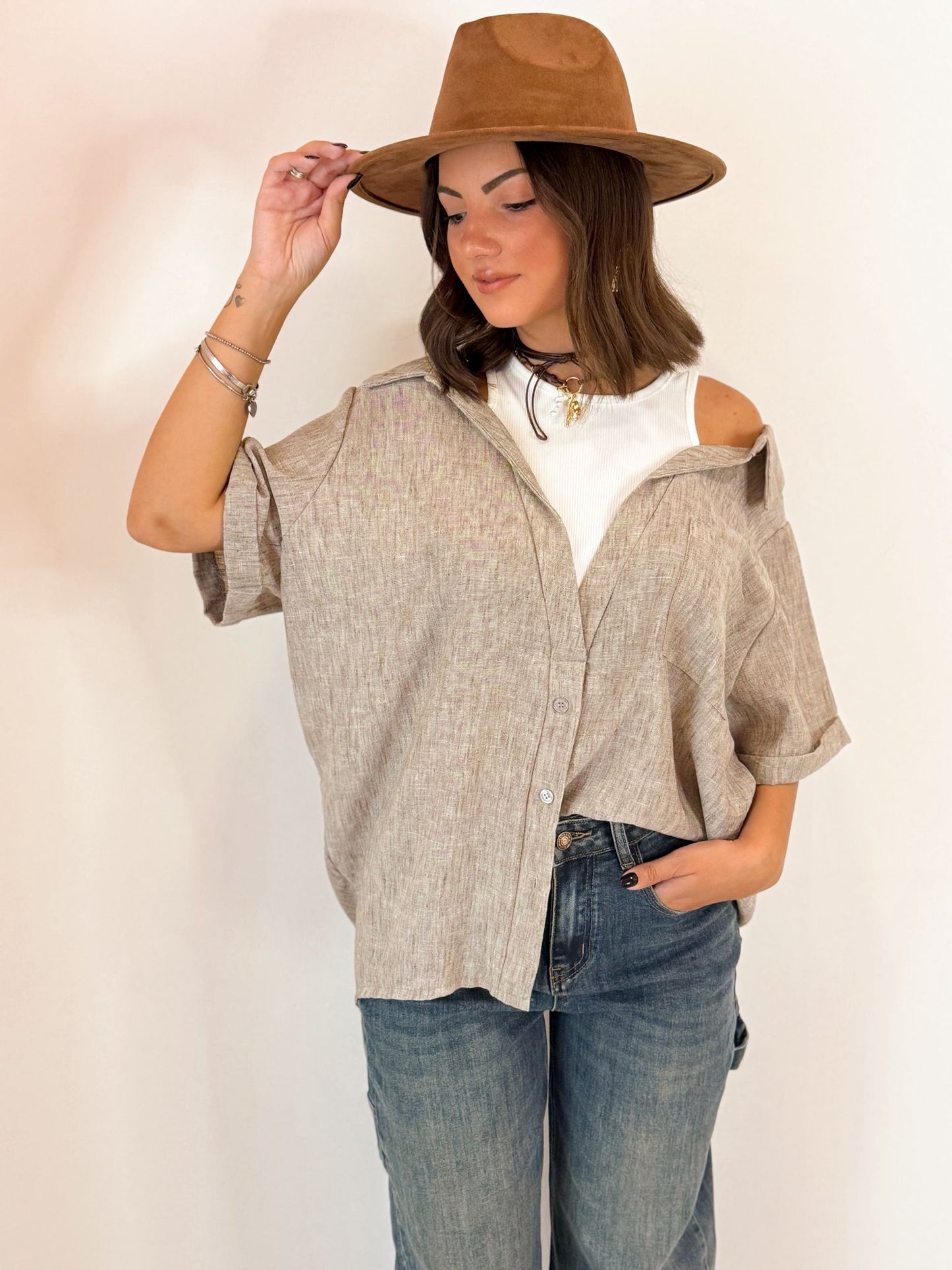 Camicia con canotta