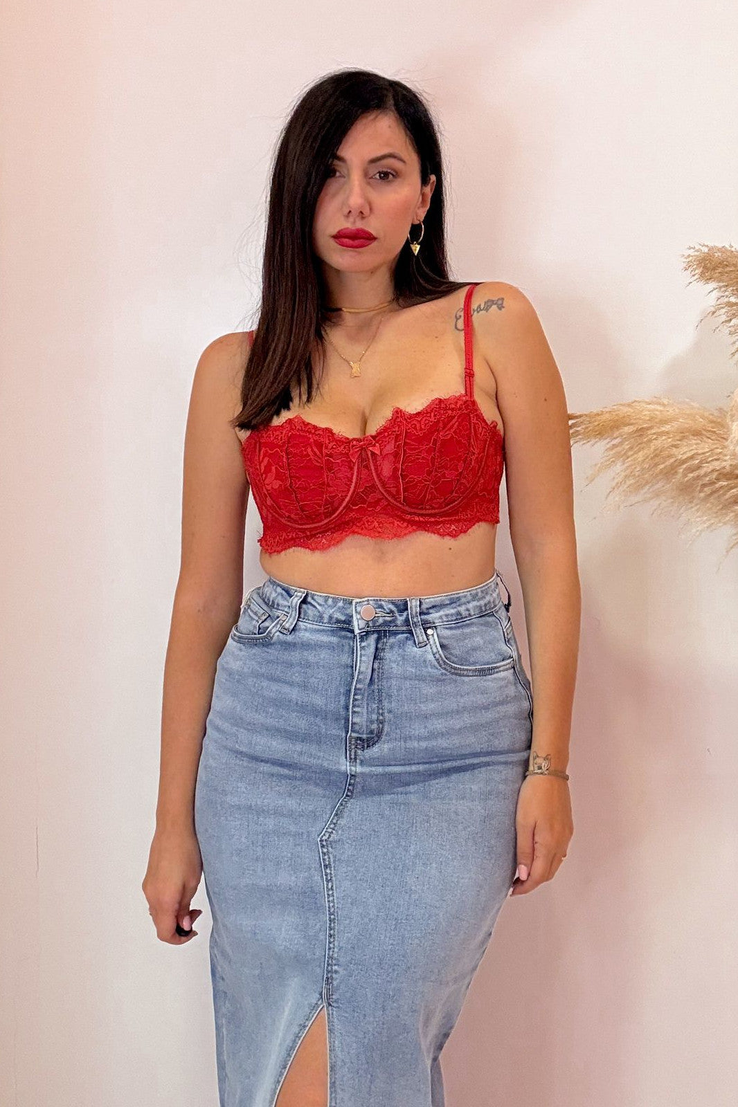 Bralette rossa