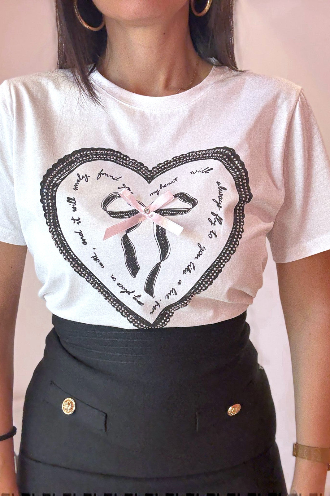T-shirt ink heart
