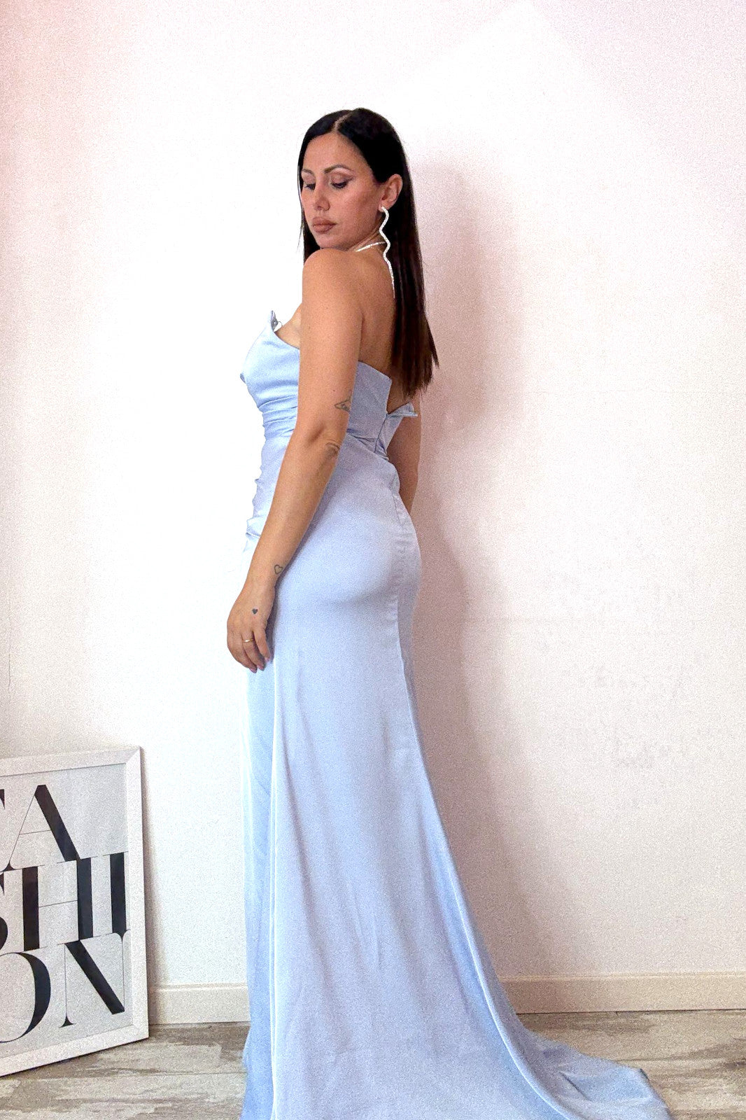 Abito anais azzurro