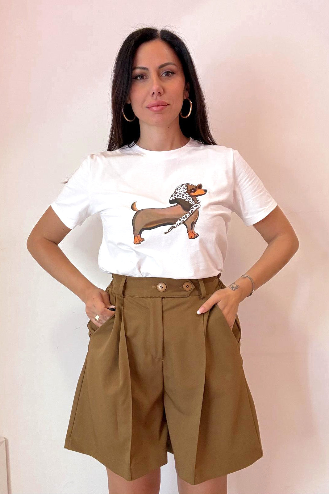 T-shirt bassotto diva