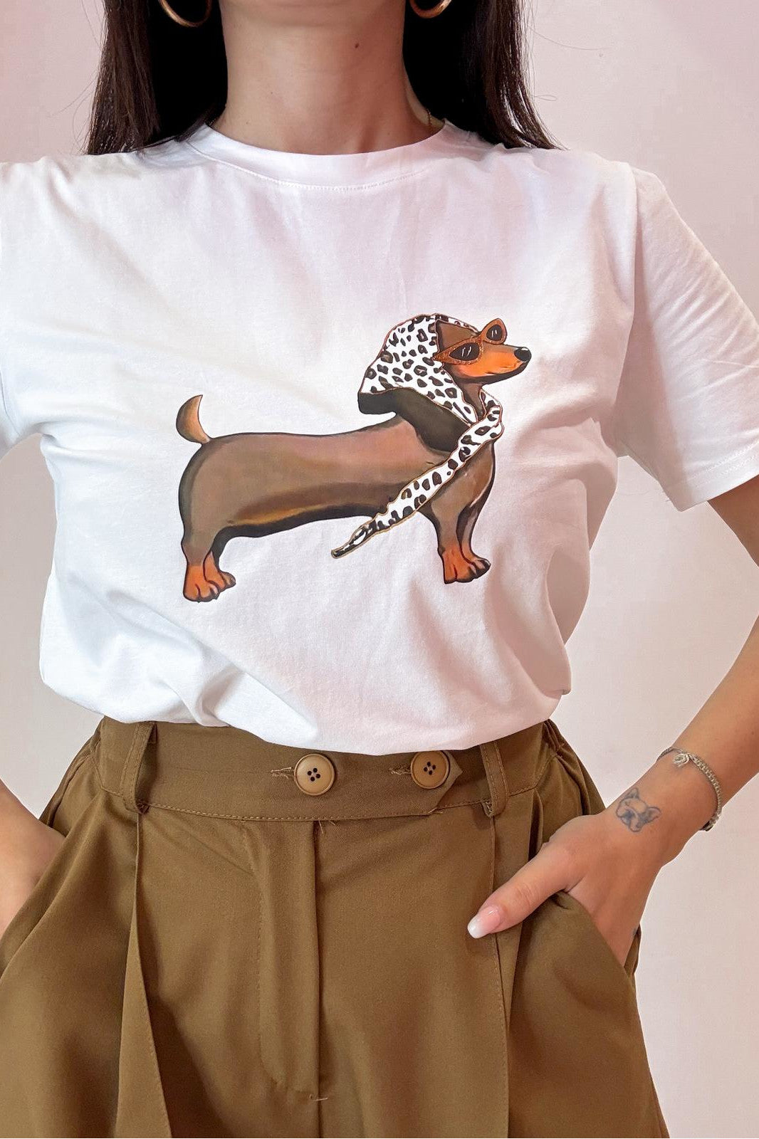 T-shirt bassotto diva