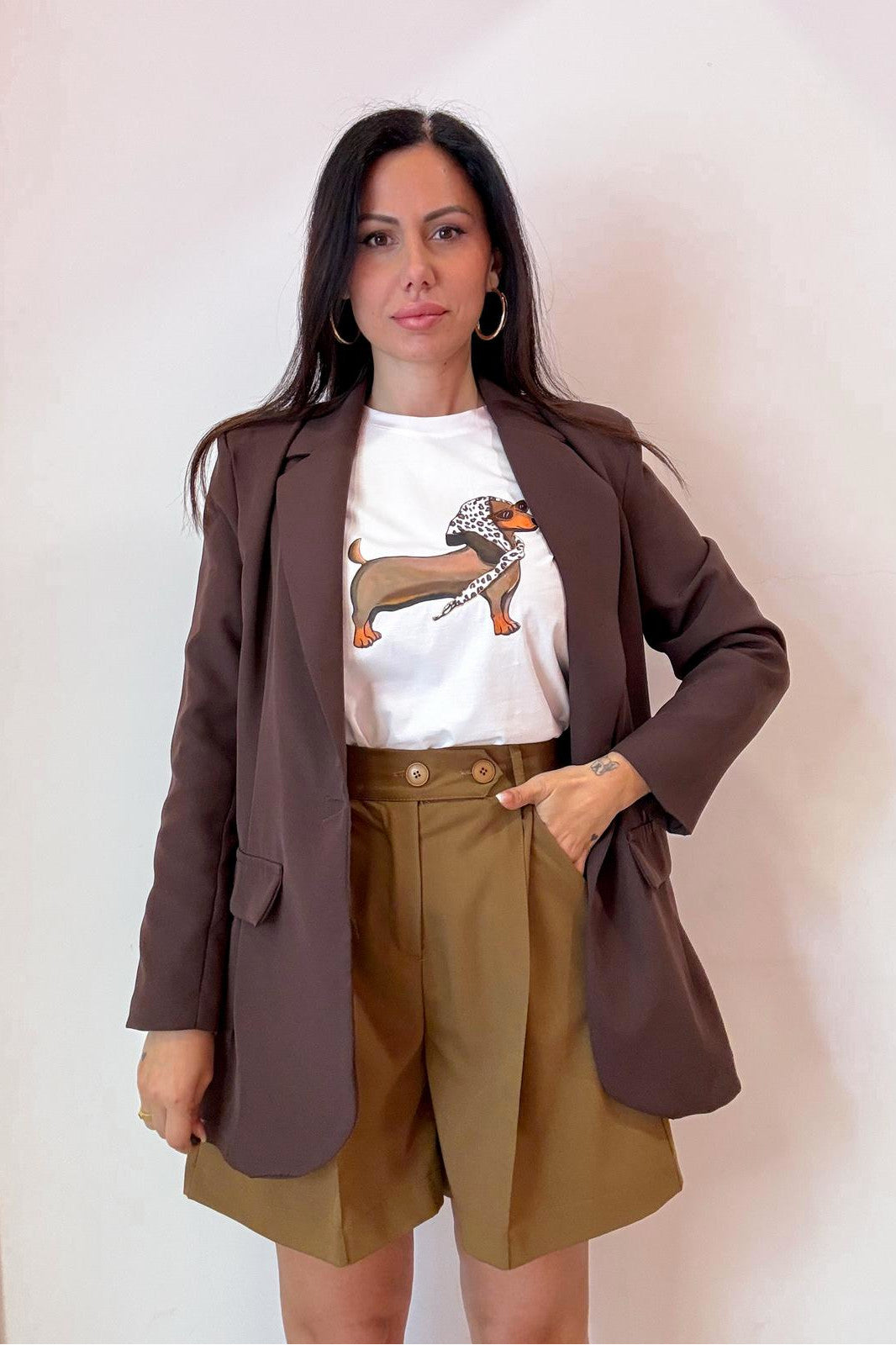 T-shirt bassotto diva