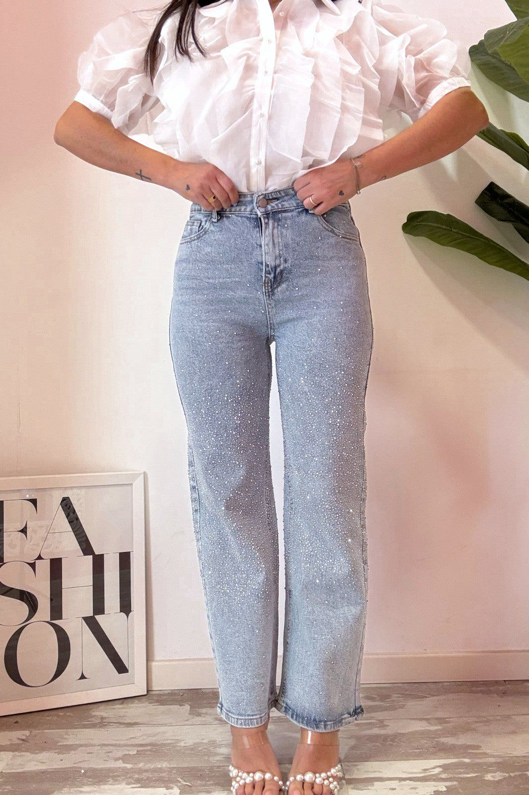 Jeans bright blu
