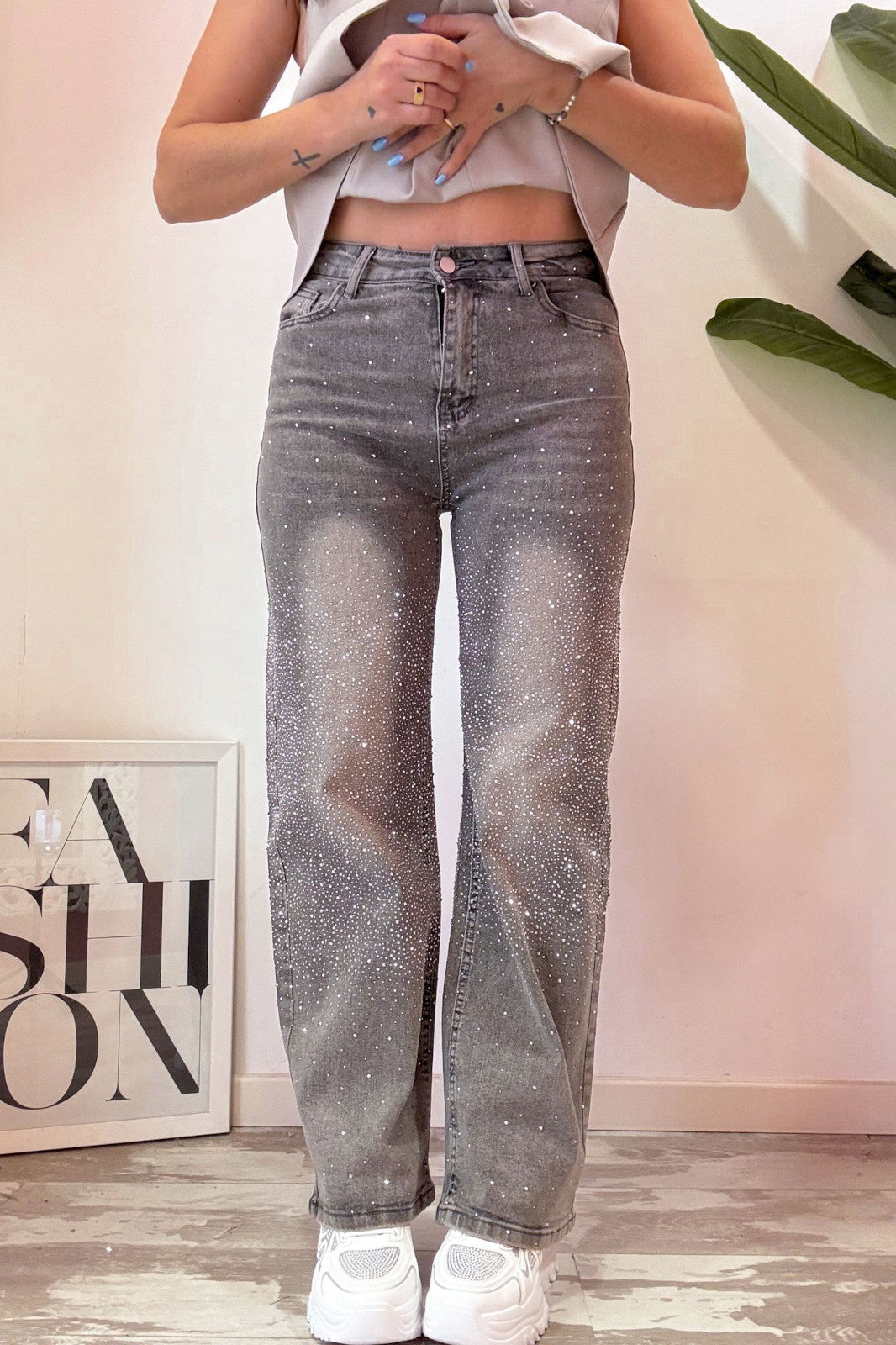 Jeans bright nero
