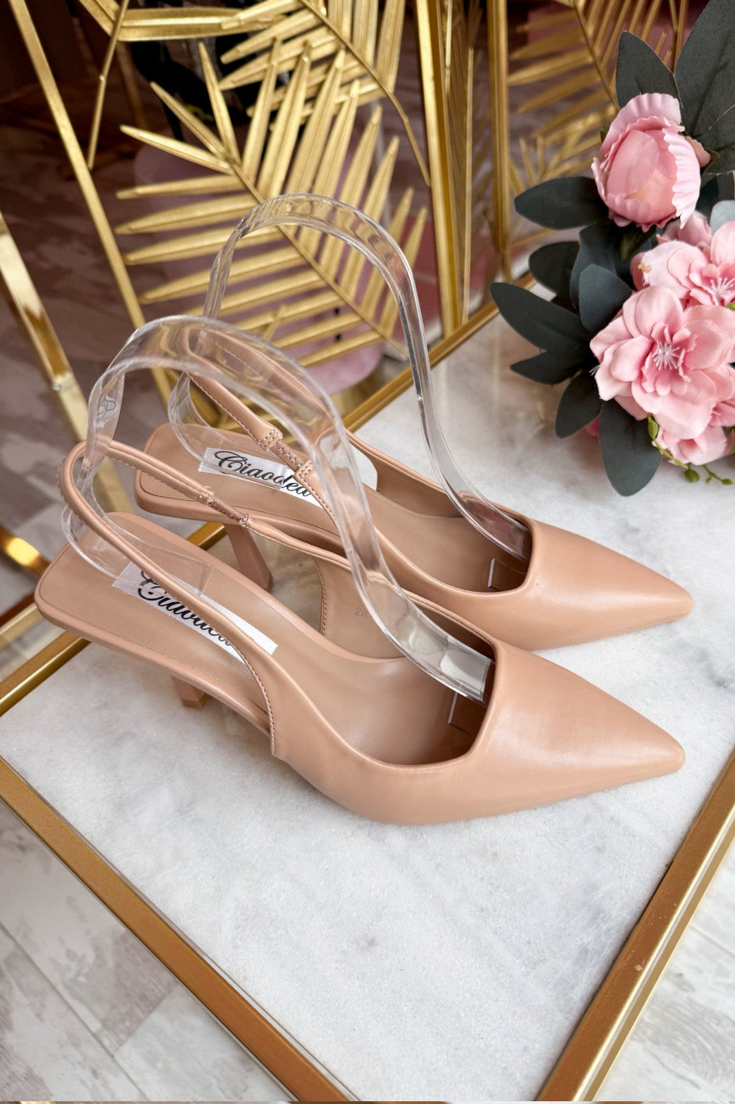 Scarpe opache nude