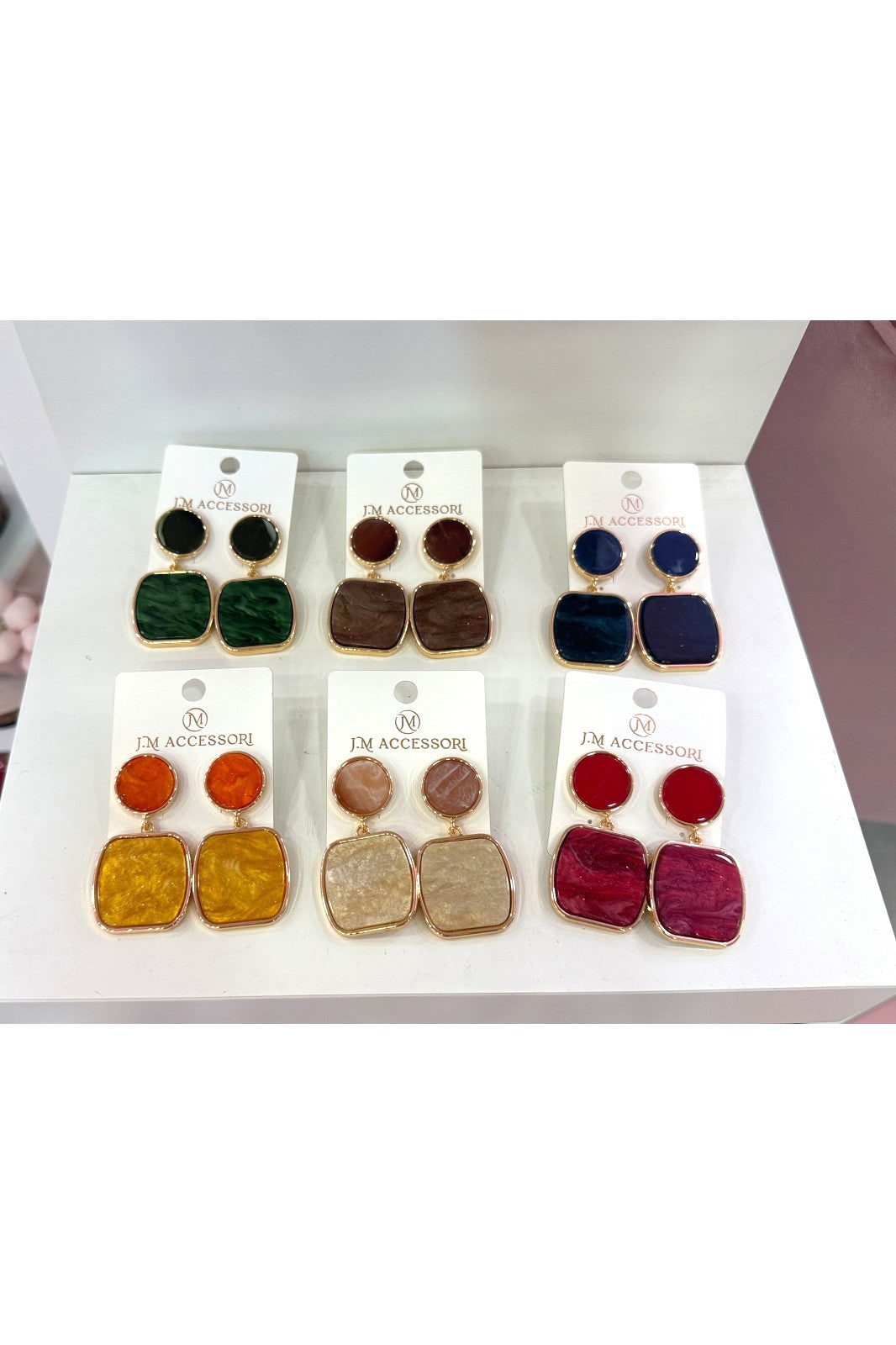 Orecchini madreperla 7 colori
