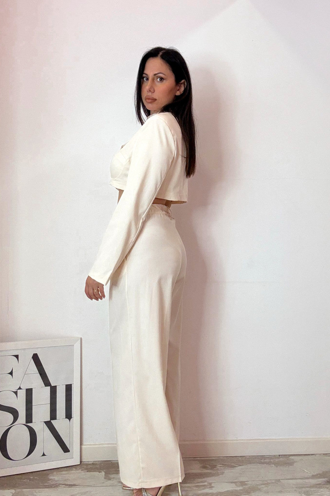 Tailleur venus tiffany e panna