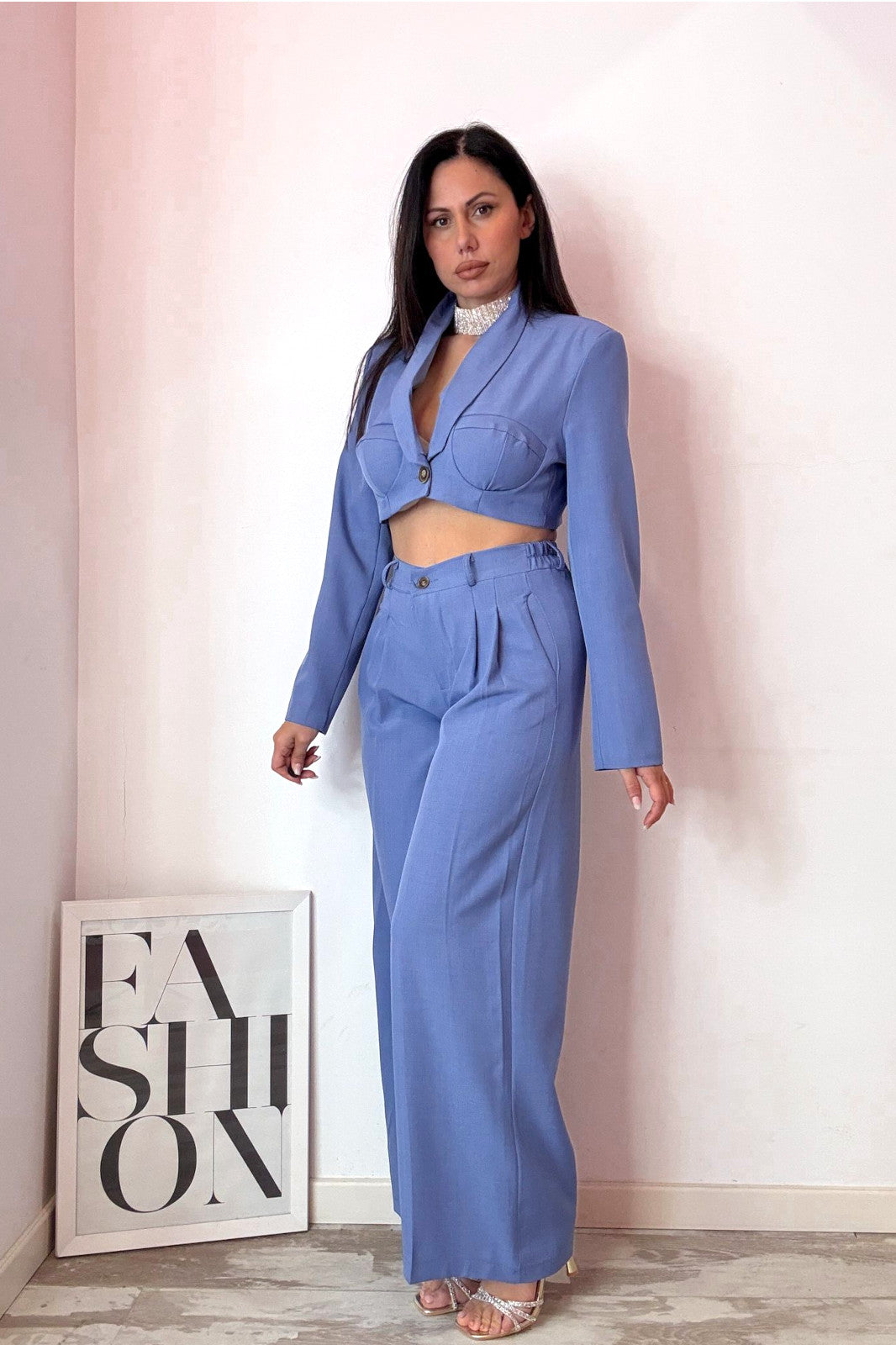 Tailleur venus blu e nero