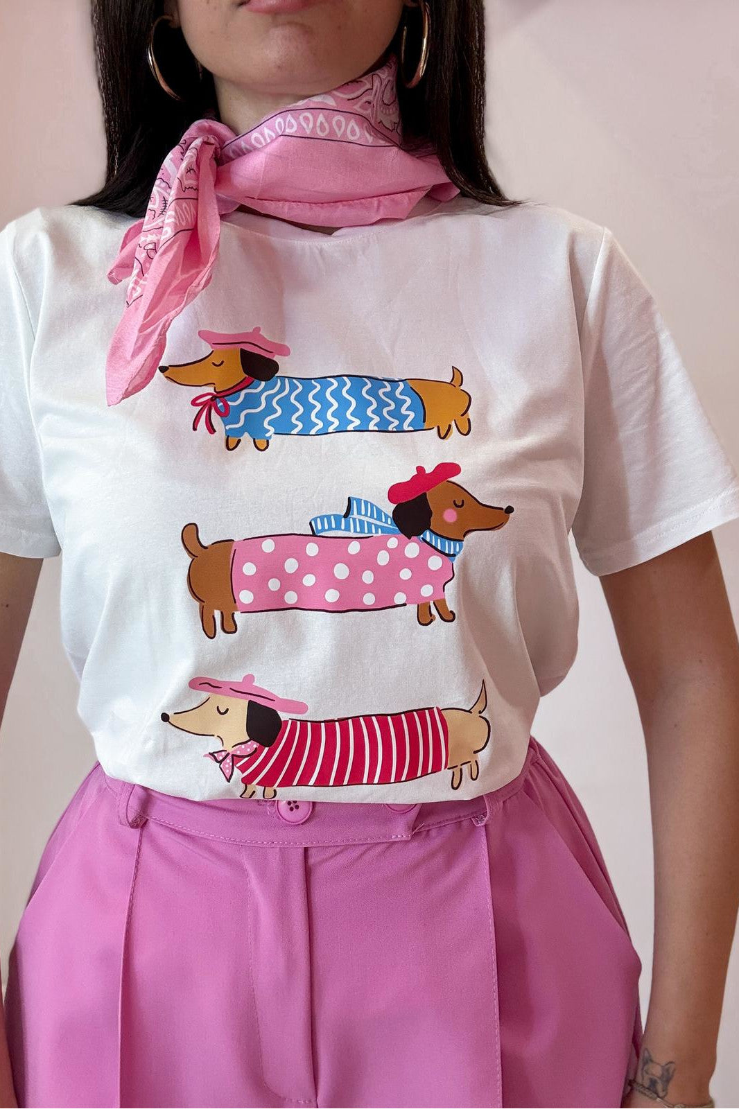 T-shirt trio bassotto