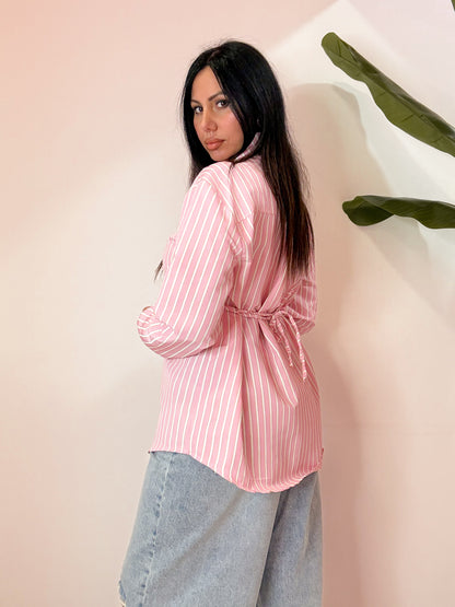 CAMICIA ROSA E CRAVATTA