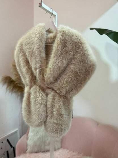 STOLA DI ECOPELLICCIA 3 COLORI