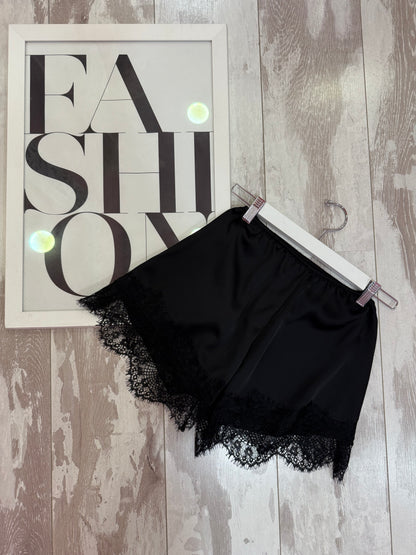 SHORTS SATIN E PIZZO 2 COLORI