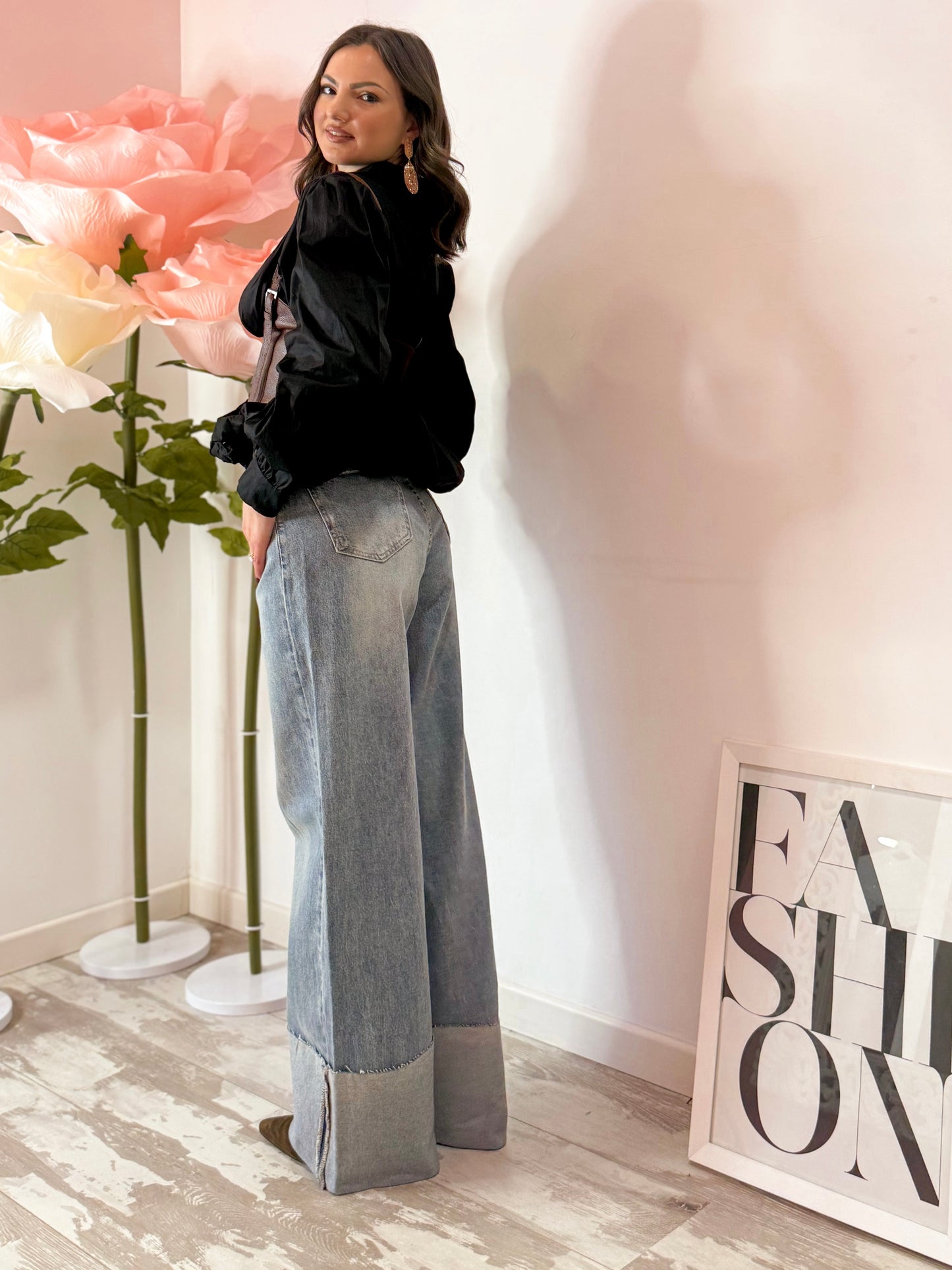 JEANS PIEGONE LARGO