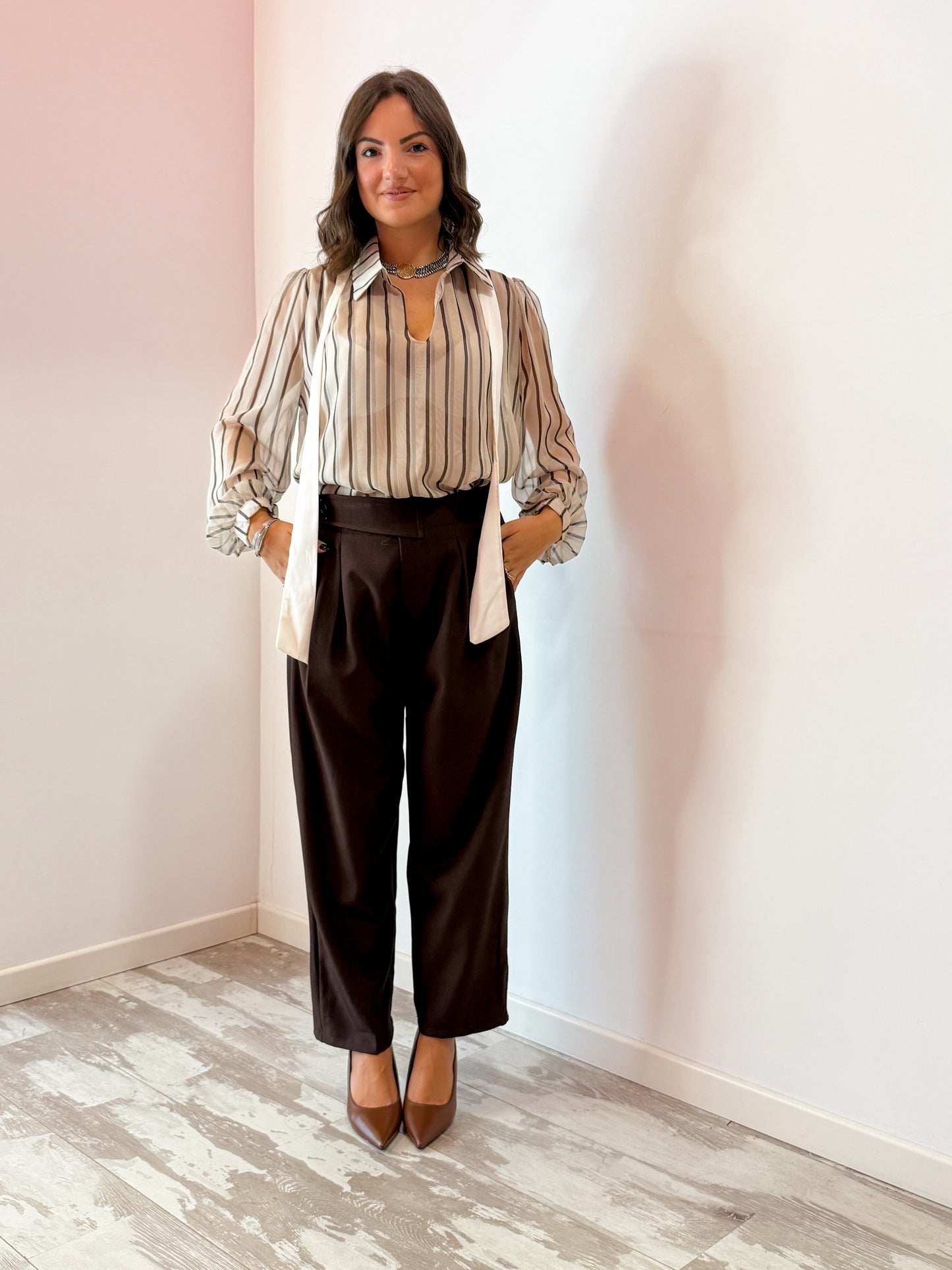 PANTALONE DOPPIO BOTTONE