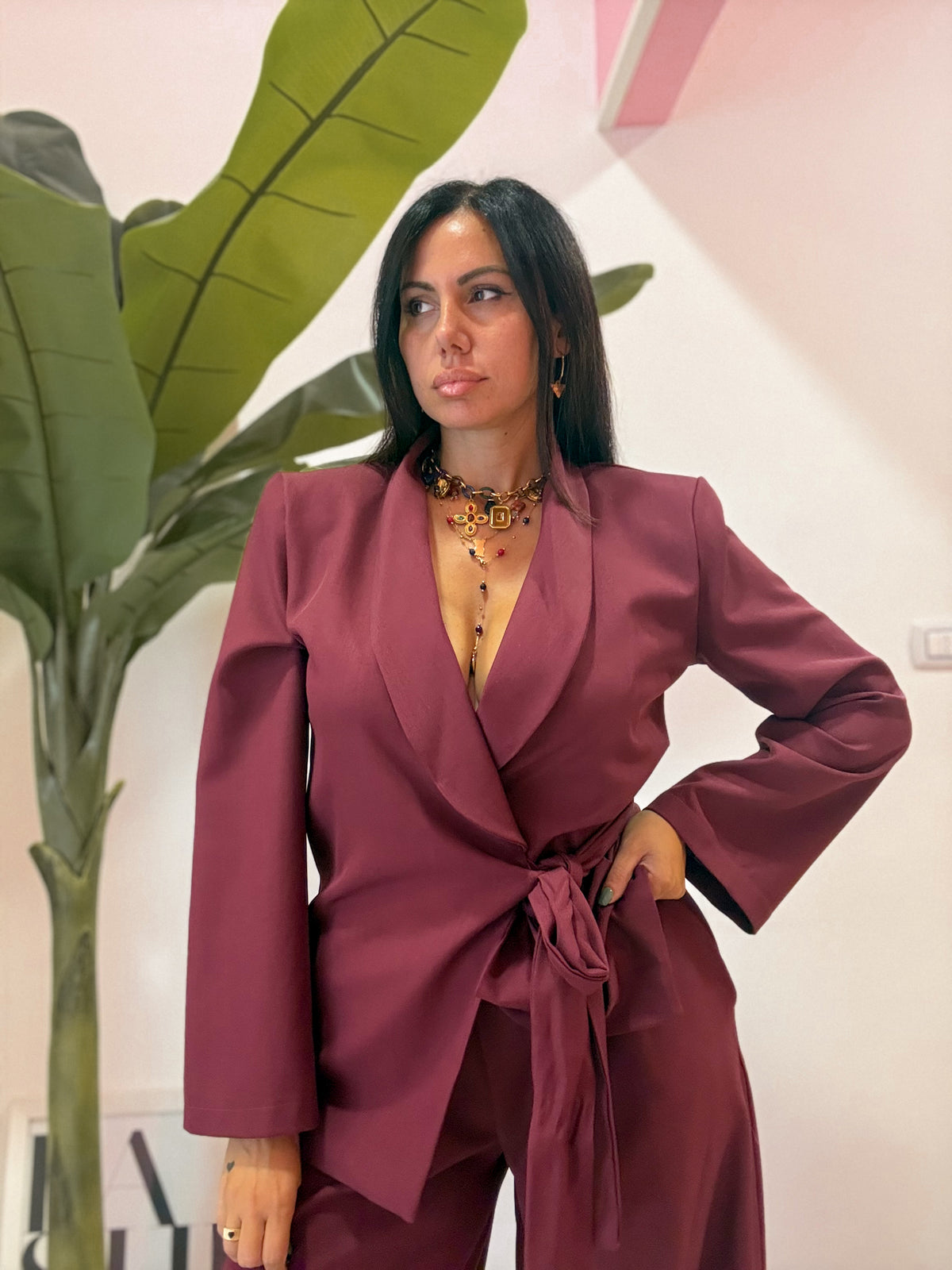 TAILLEUR PALLONCINO BORDEAUX