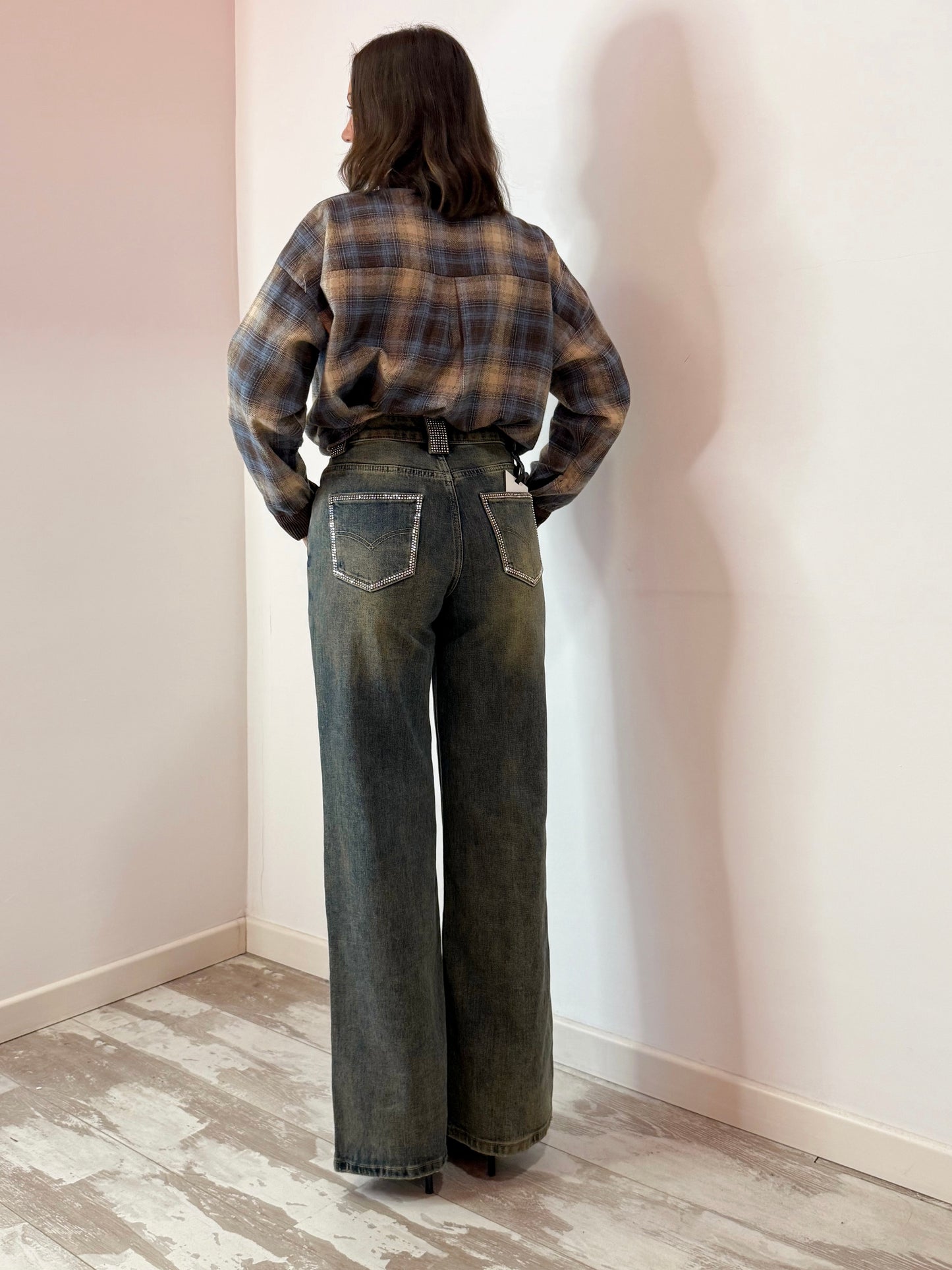 JEANS SFUMATO BEIGE