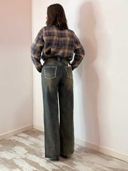 JEANS SFUMATO BEIGE