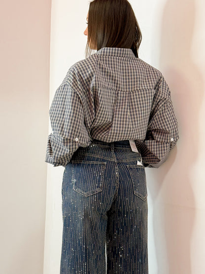 CAMICIA BOTTONCINI BLU