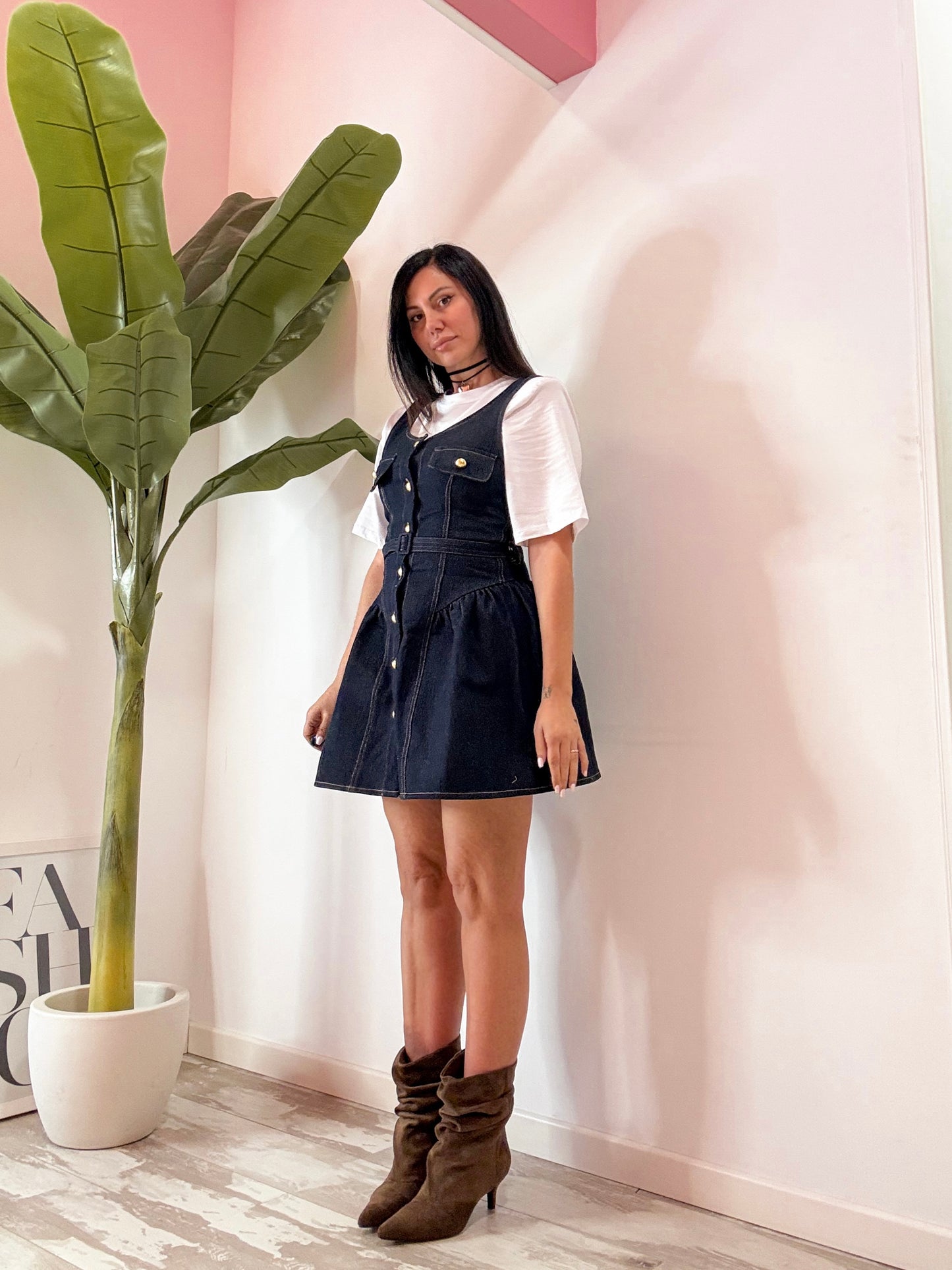 VESTITO JEANS A RUOTA