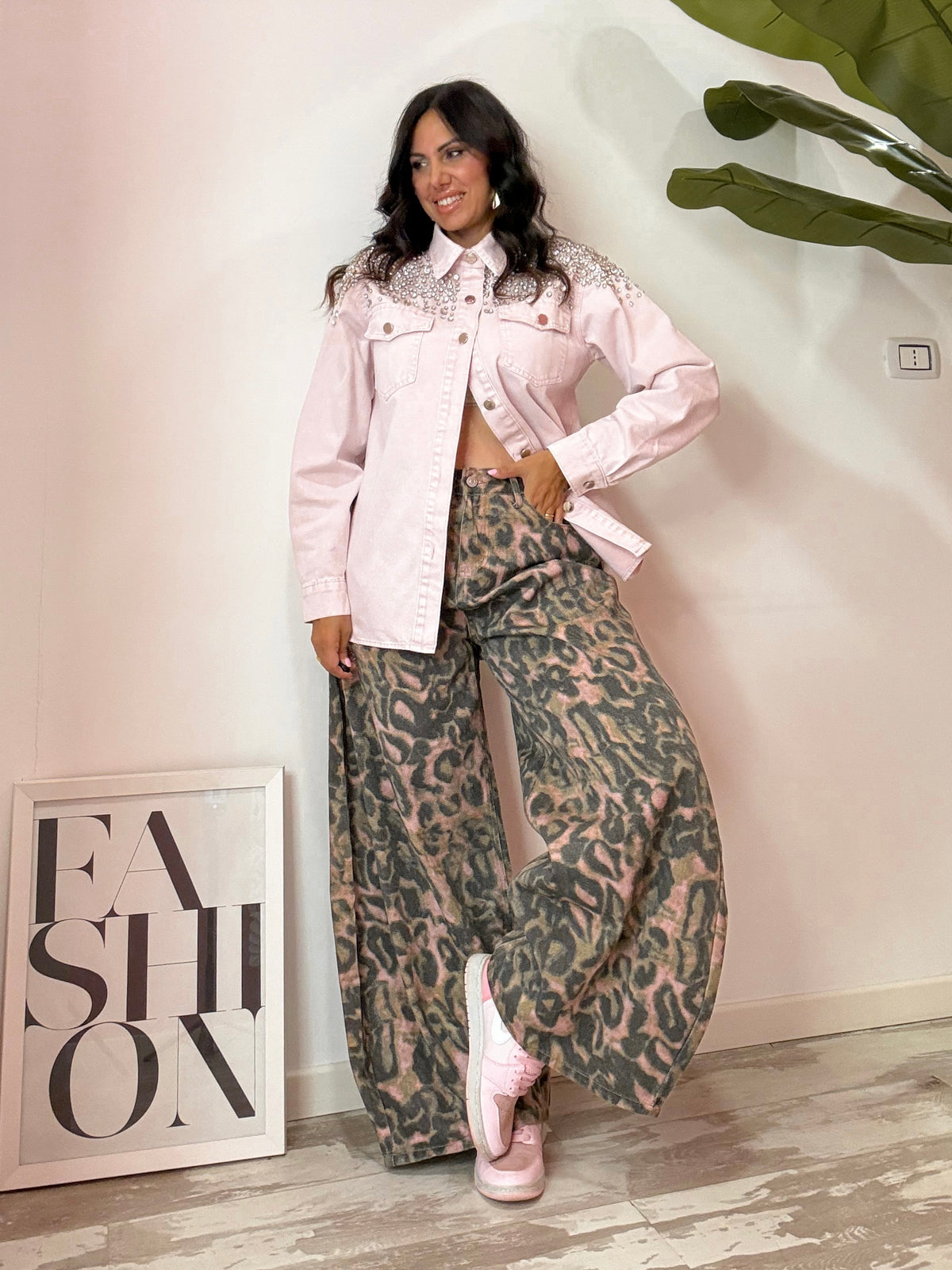 JEANS MACU ROSA