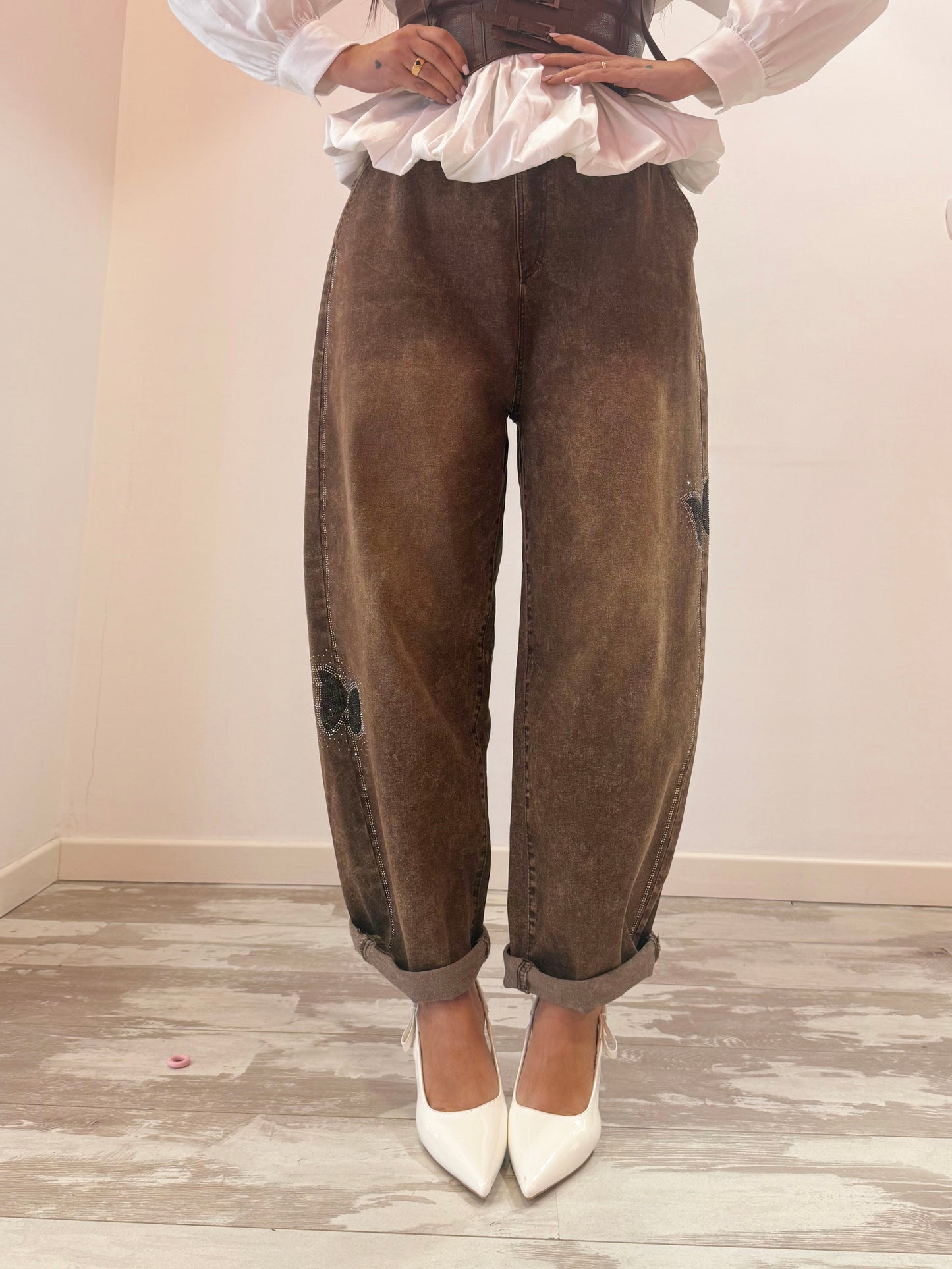 JEANS FARFALLA