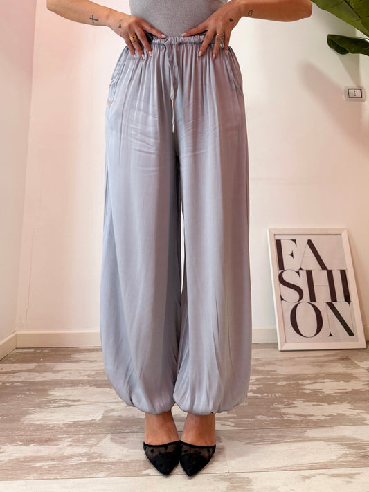 PANTALONE SATIN CON MOLLA