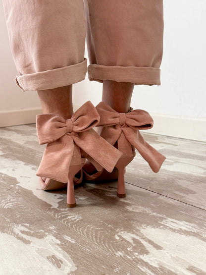SANDALO FIOCCO ROSA