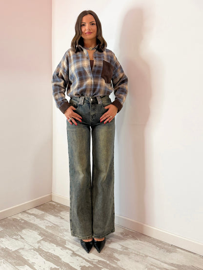 JEANS SFUMATO BEIGE