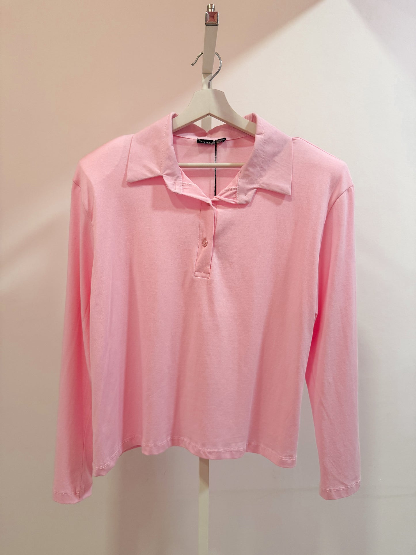 T-SHIRT COLLETTO OVER 3 COLORI
