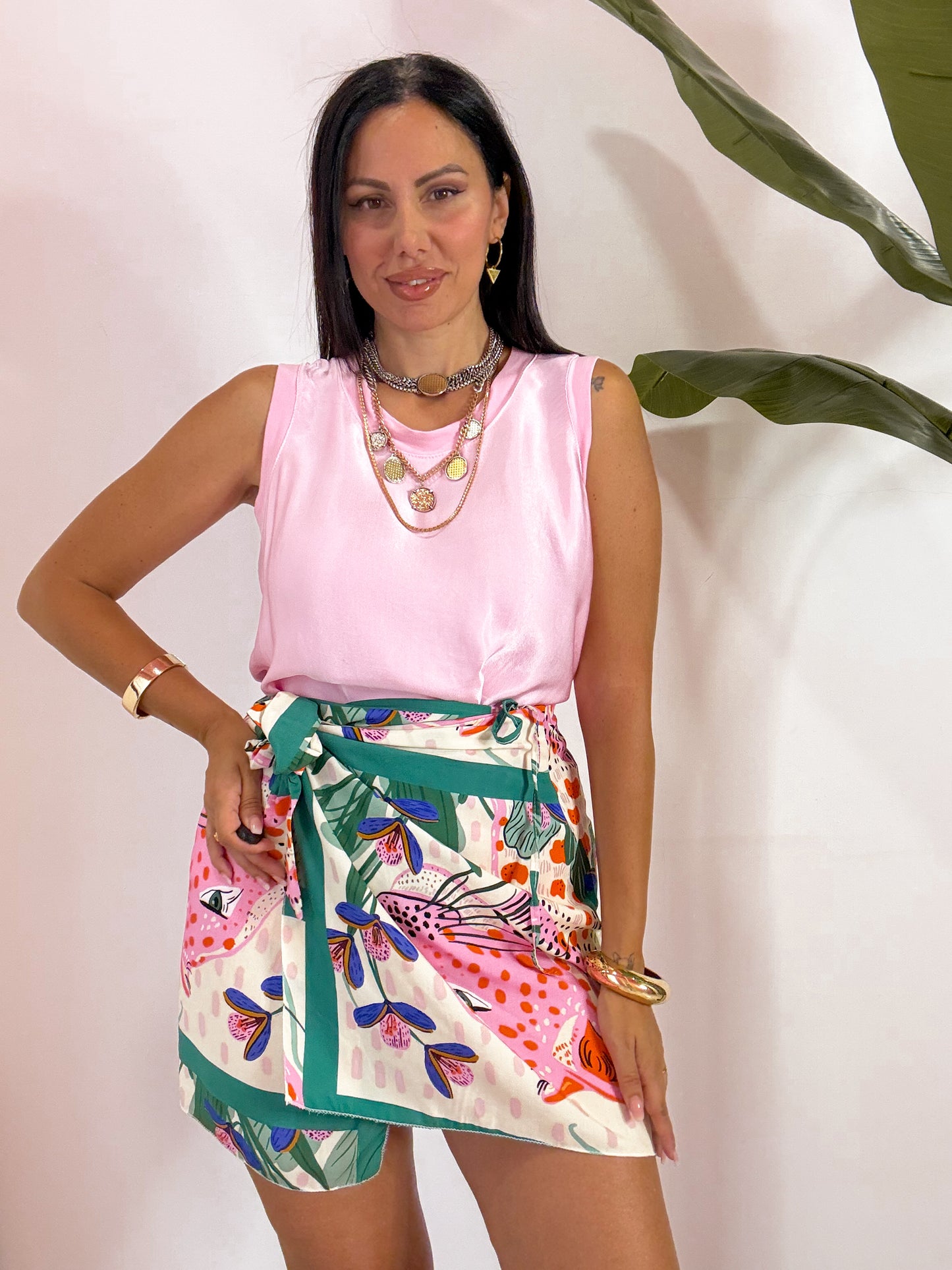 CANOTTA SATIN ROSA