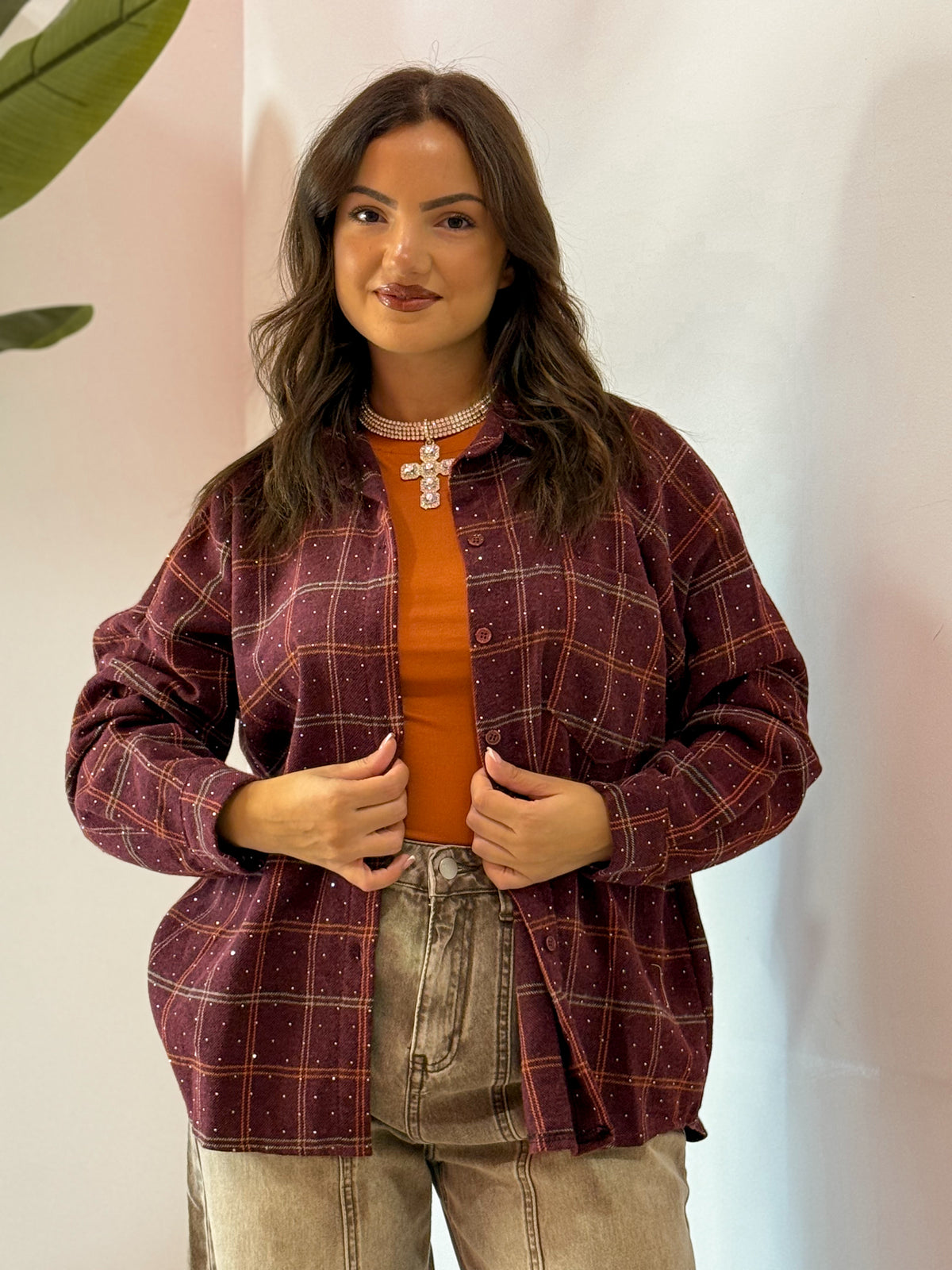 CAMICIA QUADRI BRILLANTI