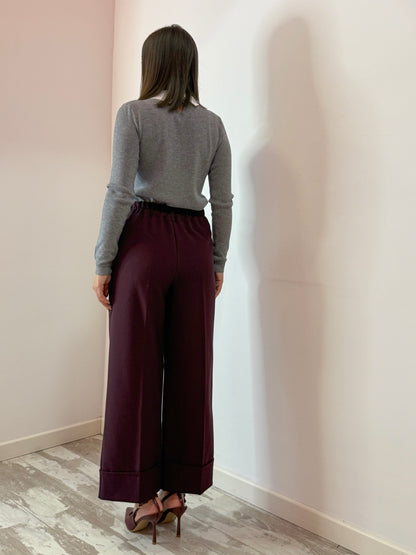 PANTALONE 7/8 VINO