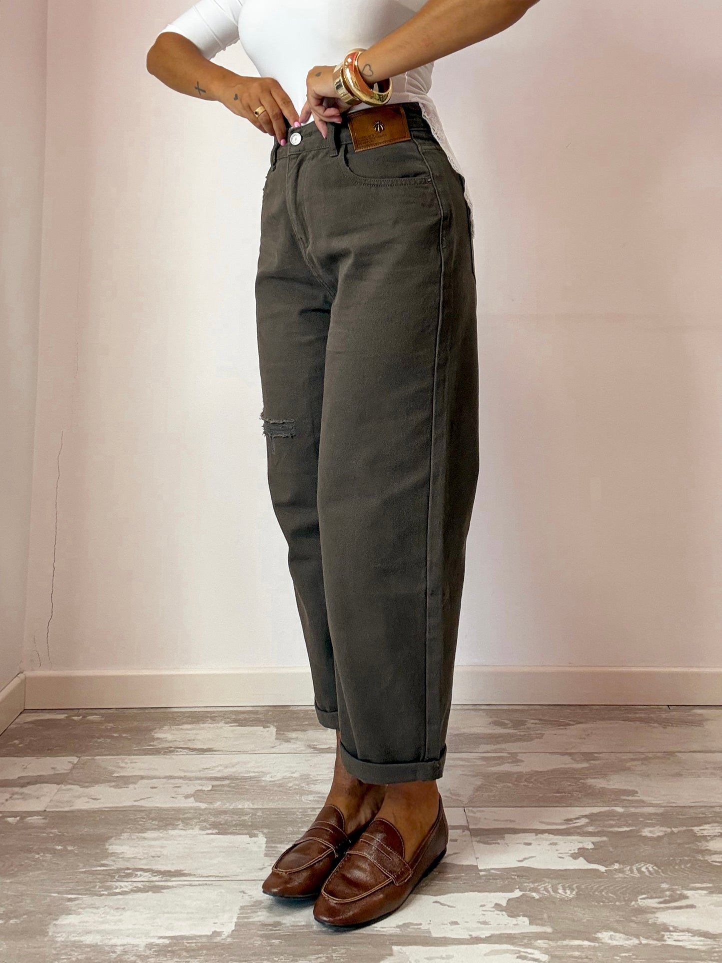 JEANS APE VERDE
