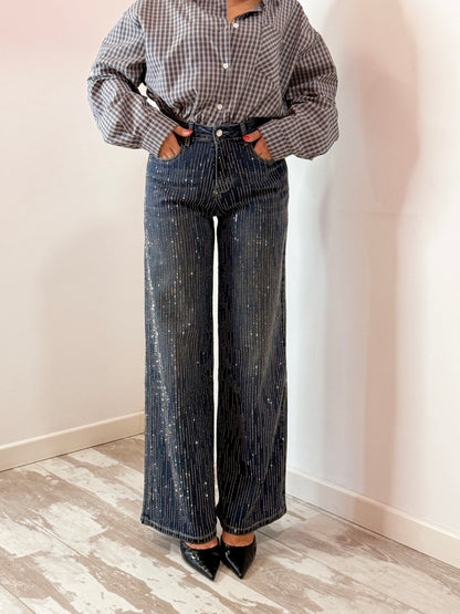 JEANS CASCATA BRILLANTE